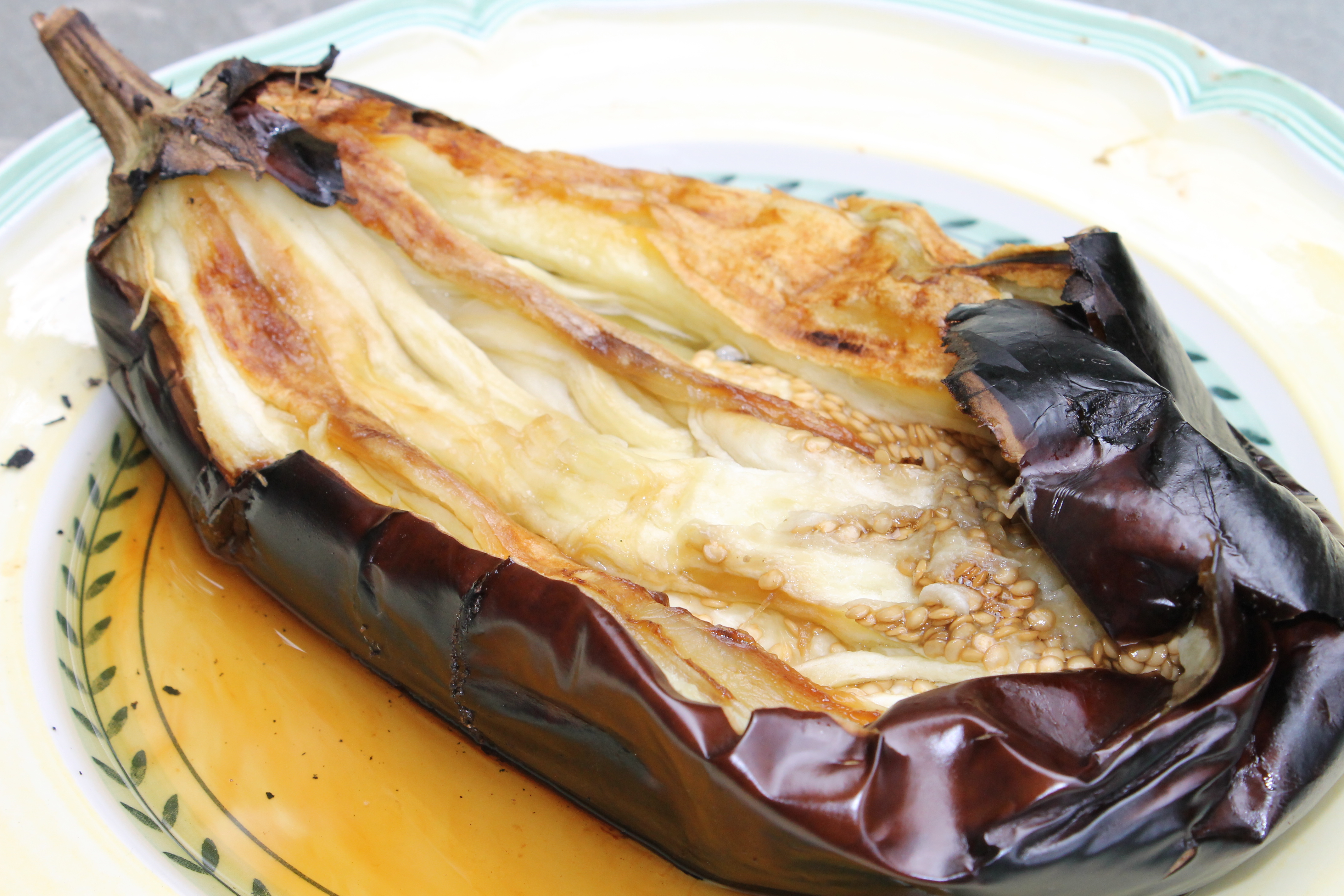 char grilled eggplant 