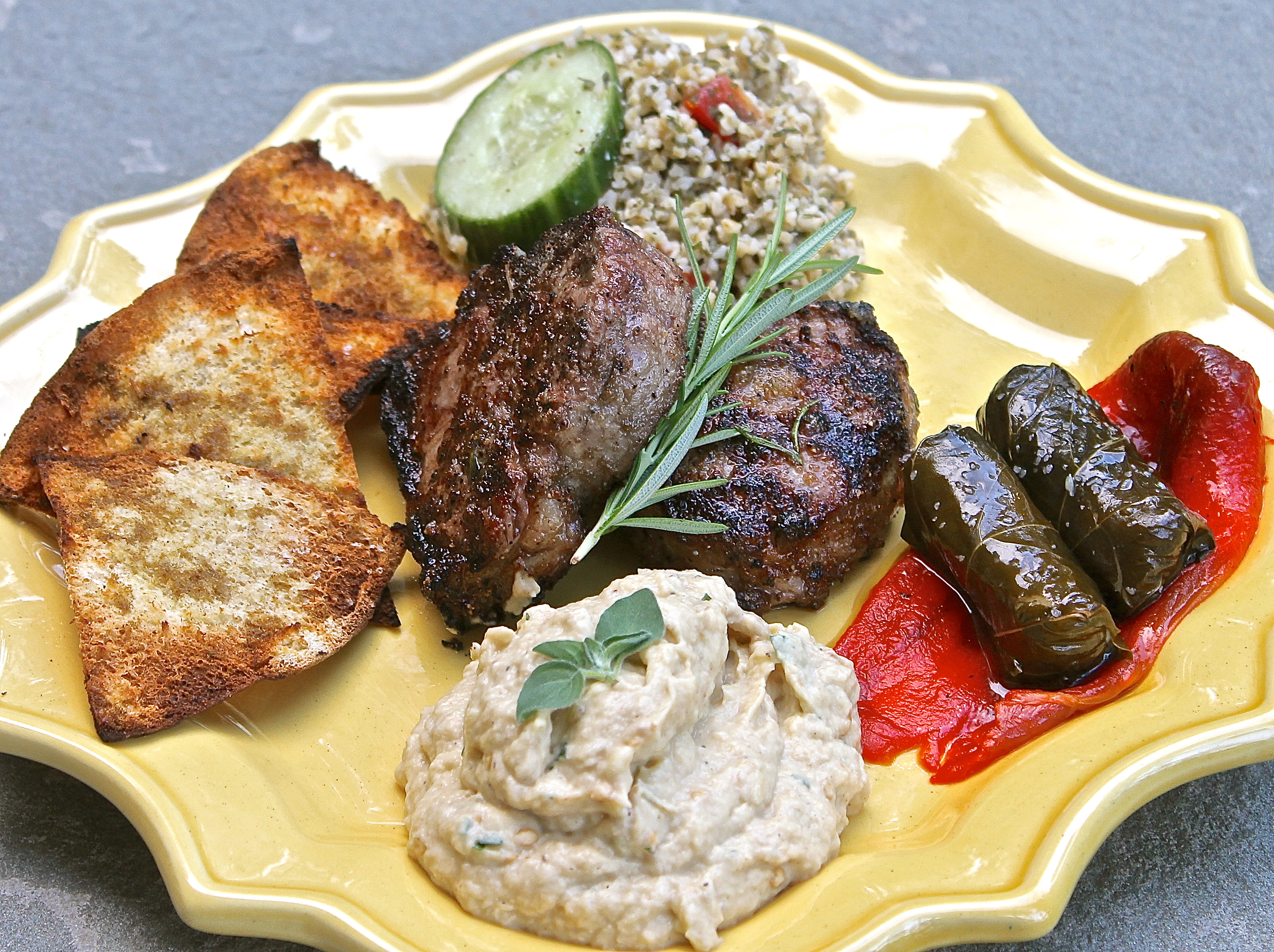 Mediterranean Grilled Lamb Chops