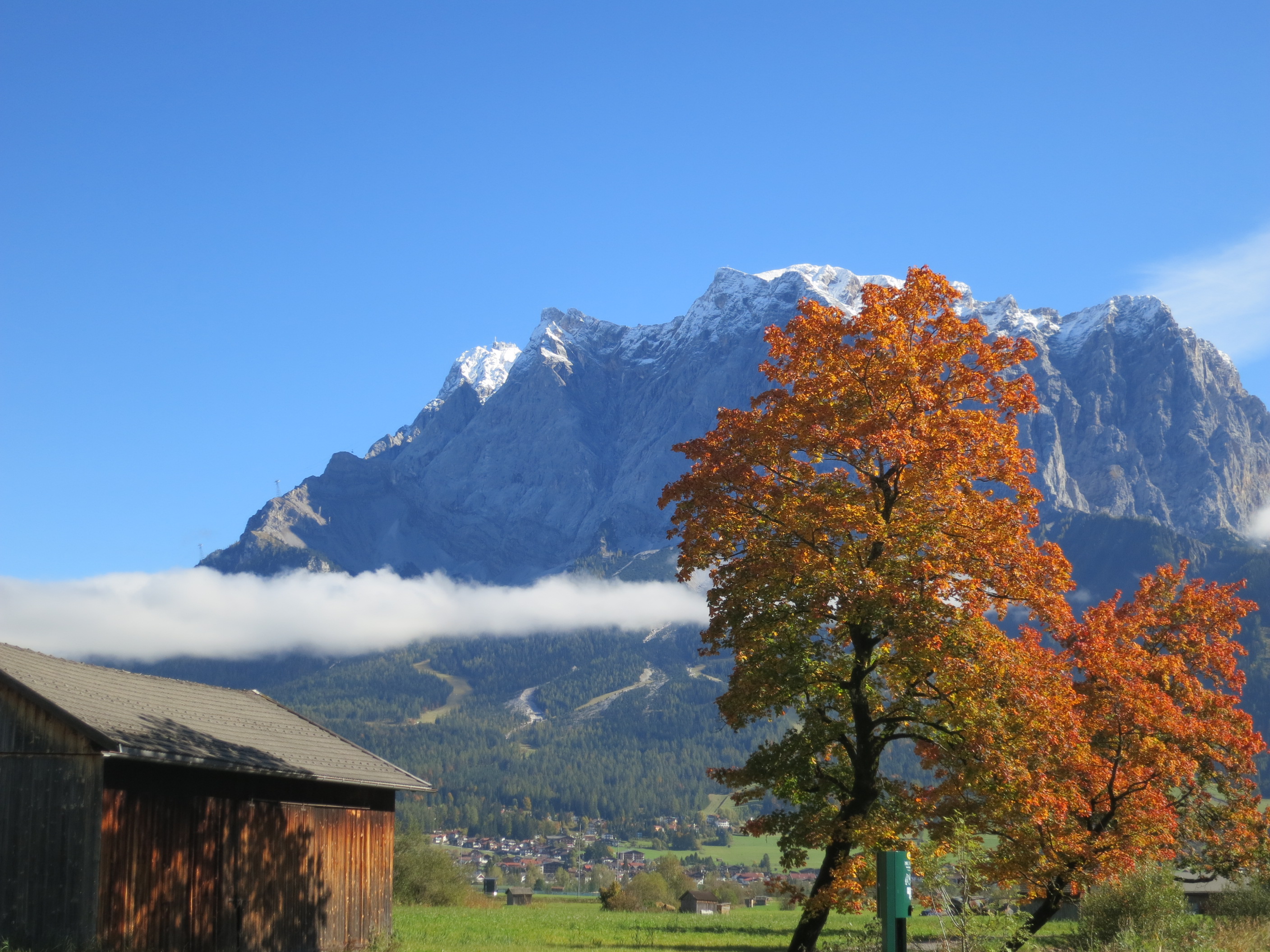 the-zugspitze -from- the -austrian-side