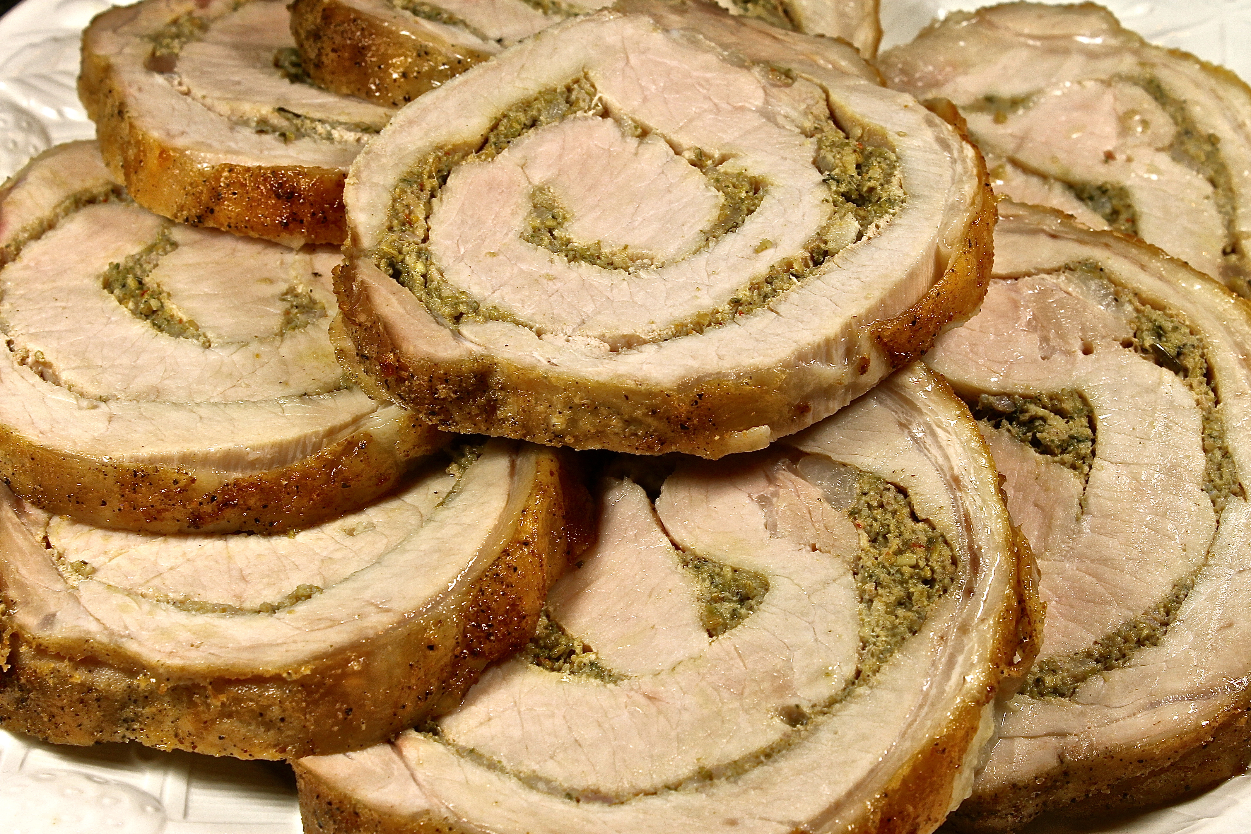 roasted Italian porchetta