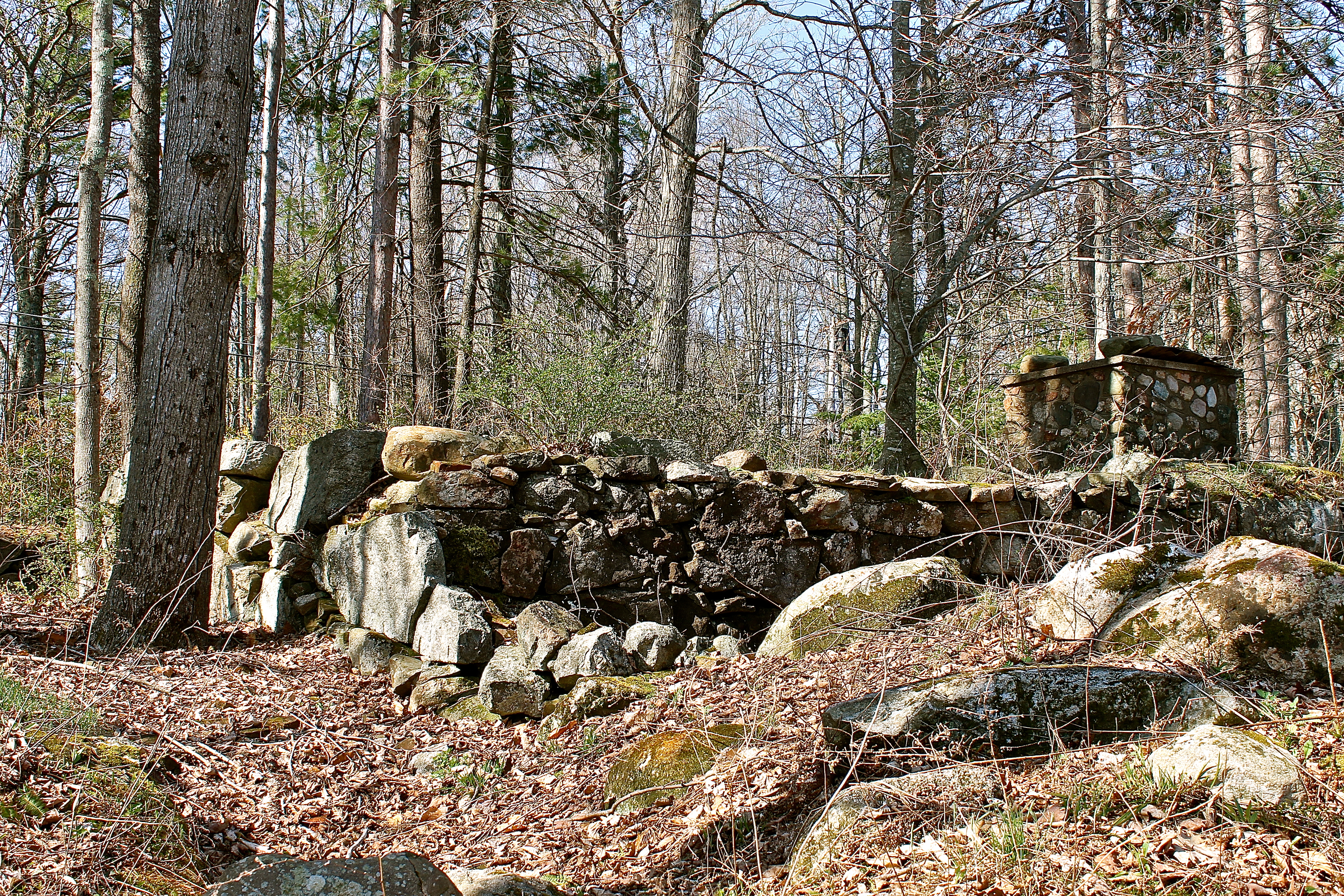An Old Hand Dug Well And The Foundation Of An Early Home