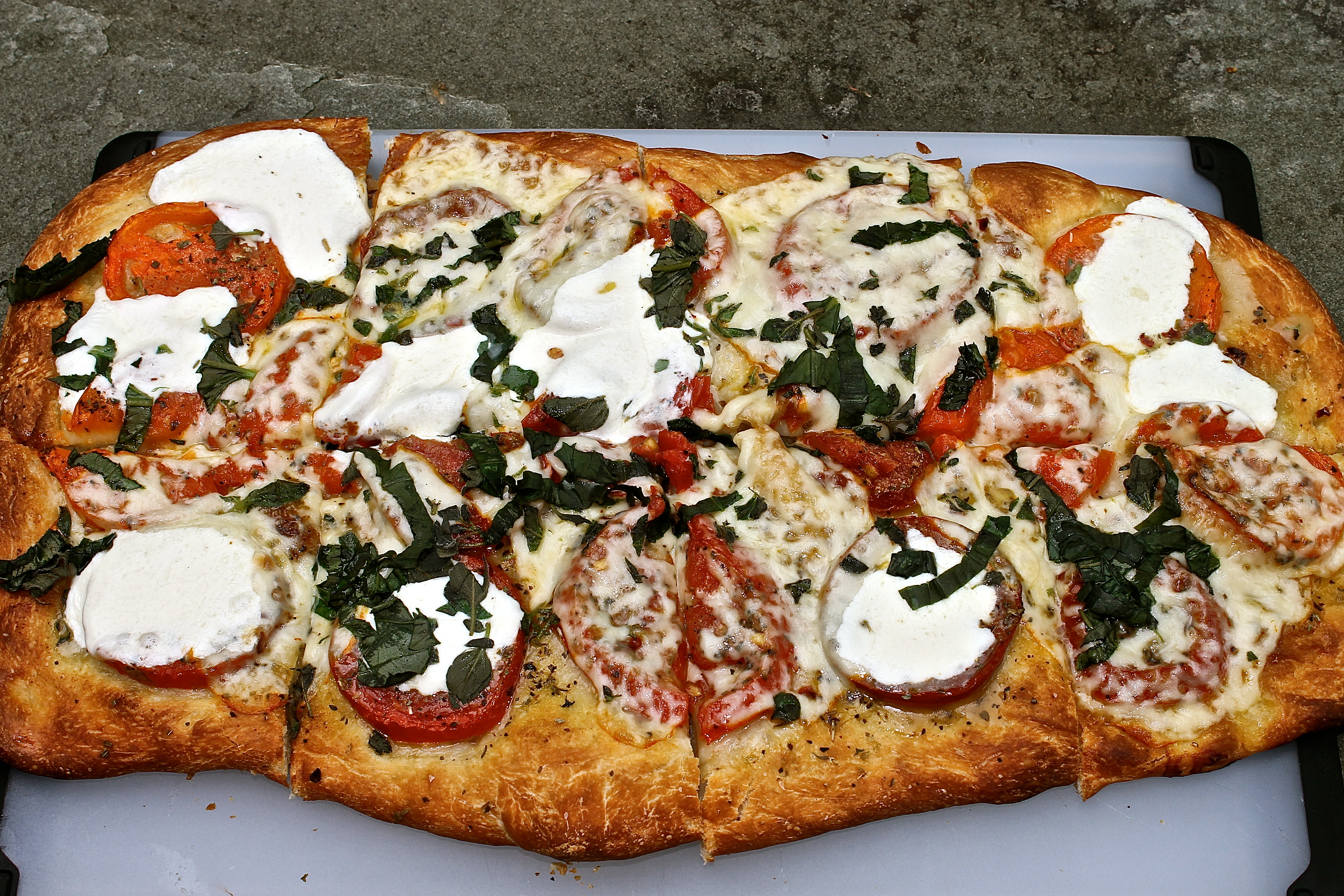Homemade Caprese Pizza