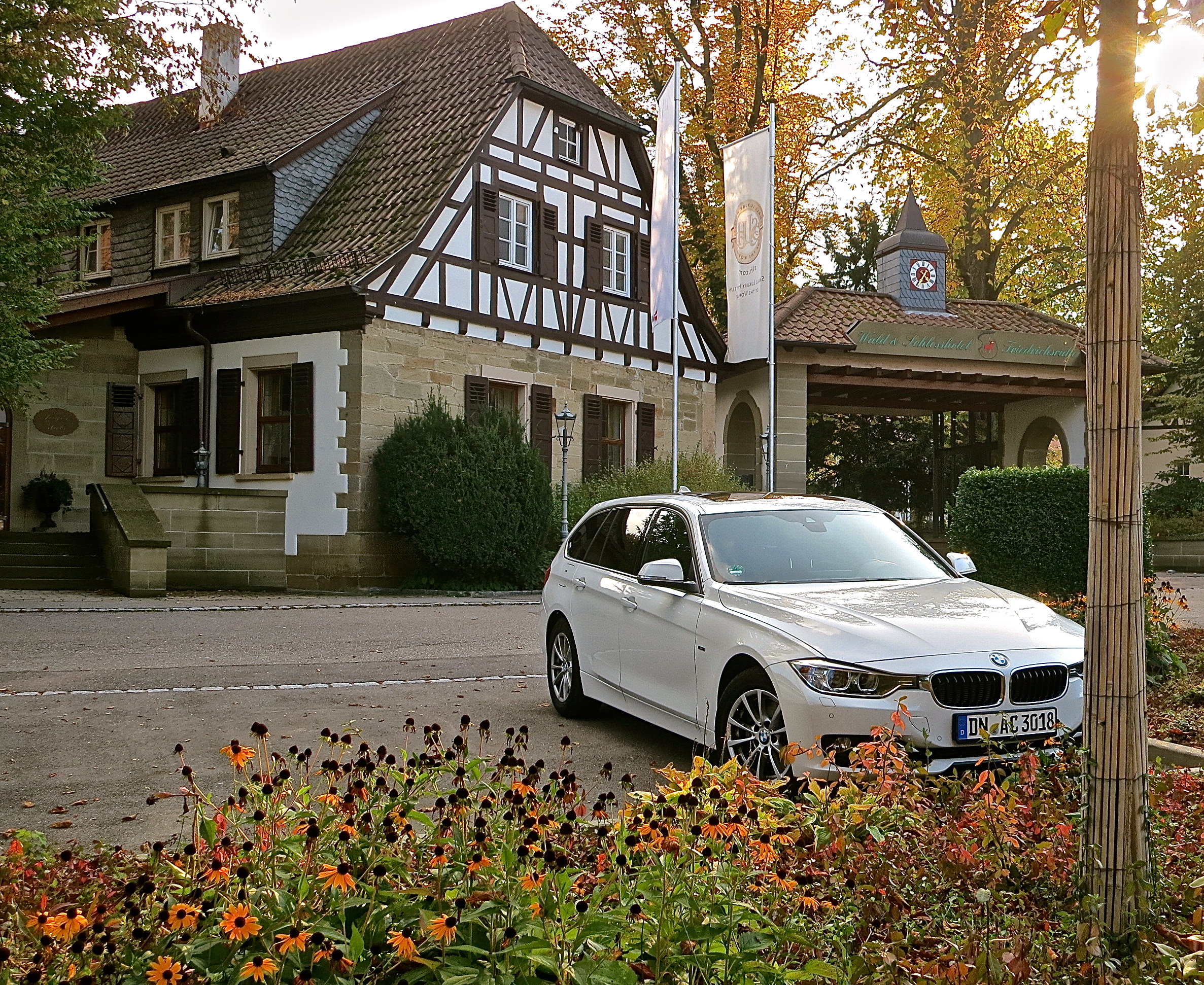 BMW rental car