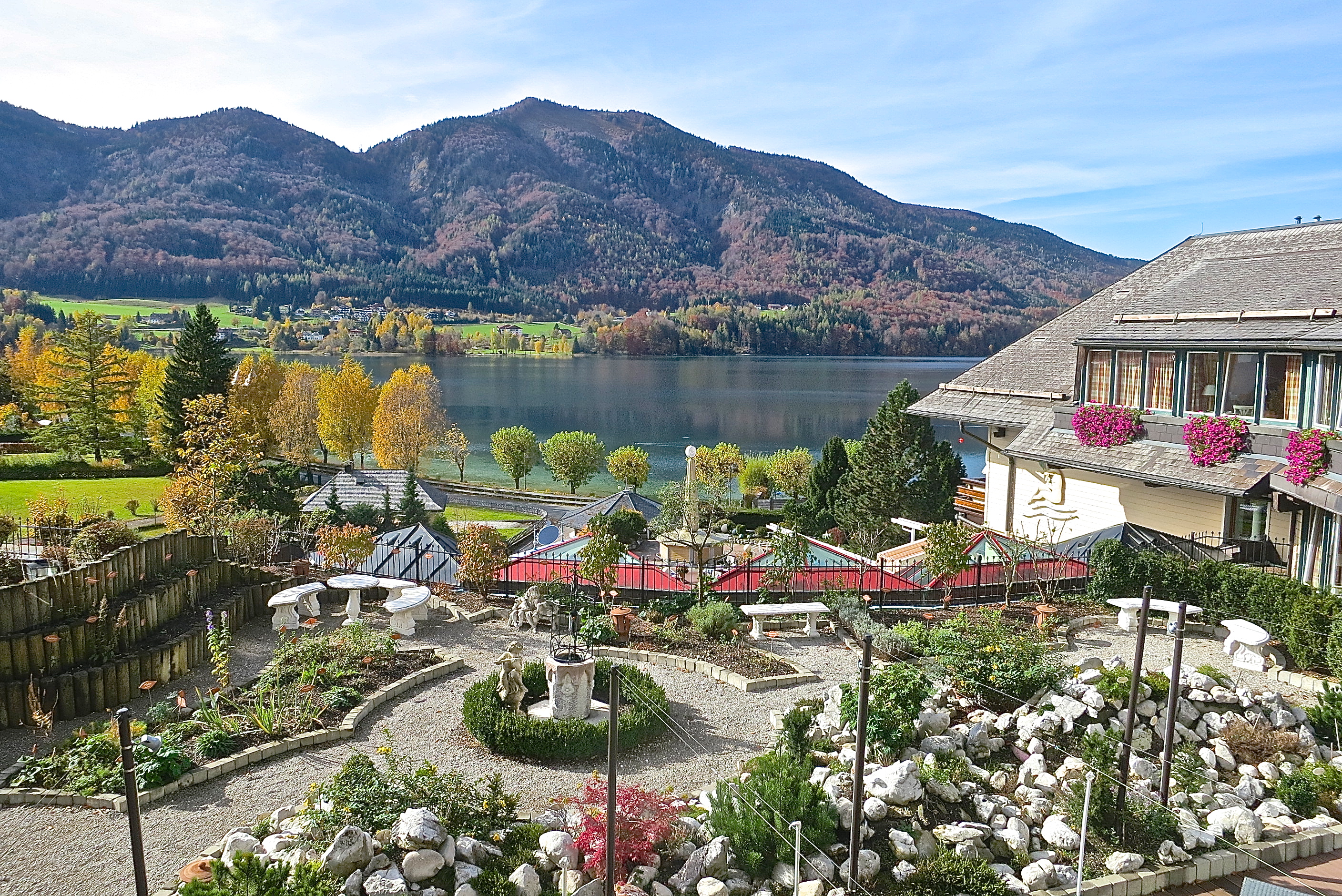 A-View-From-The-Balcony-At-Ebner's-Waldhof-Am-See