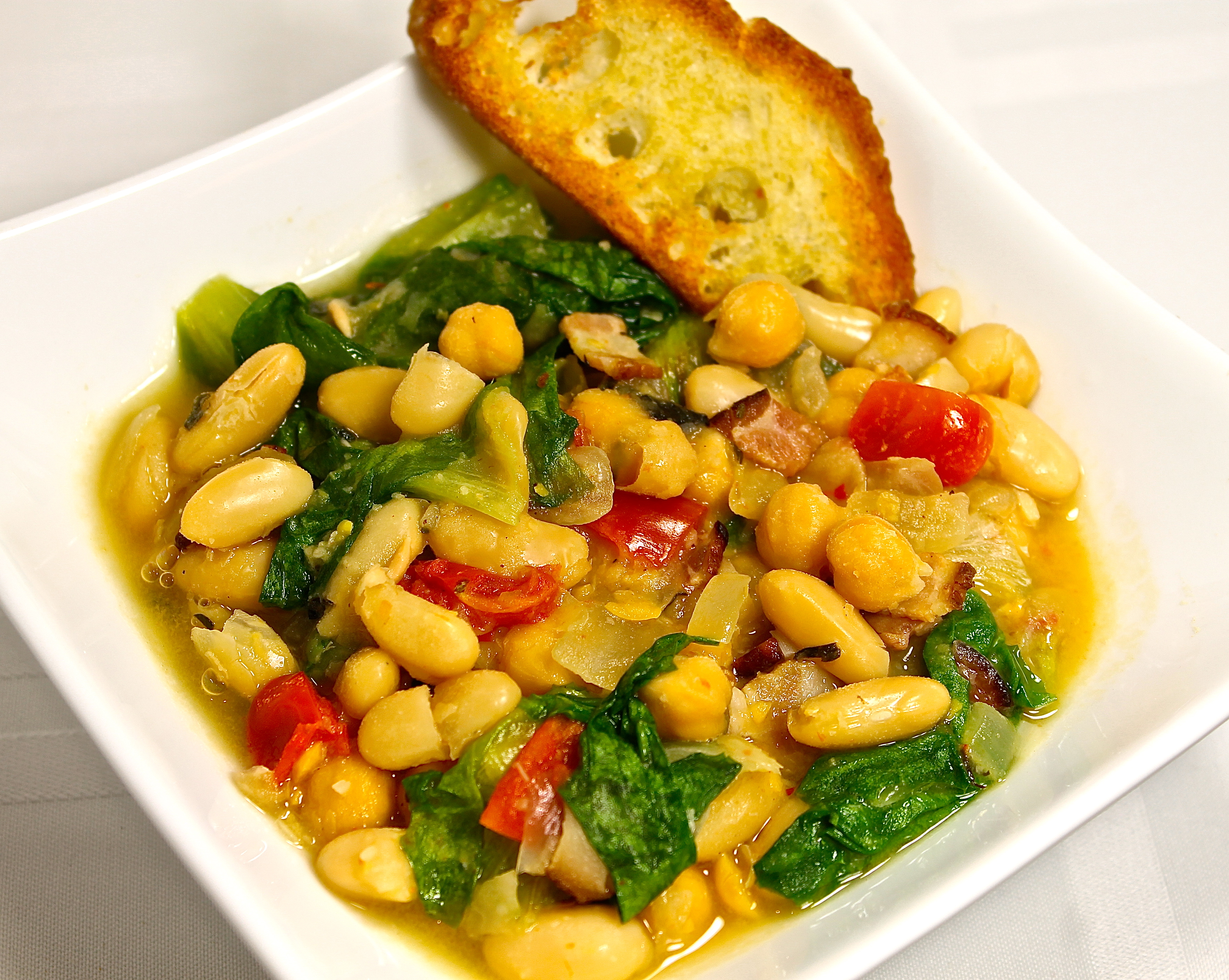 A Comforting Bowl Of Beans And Greens