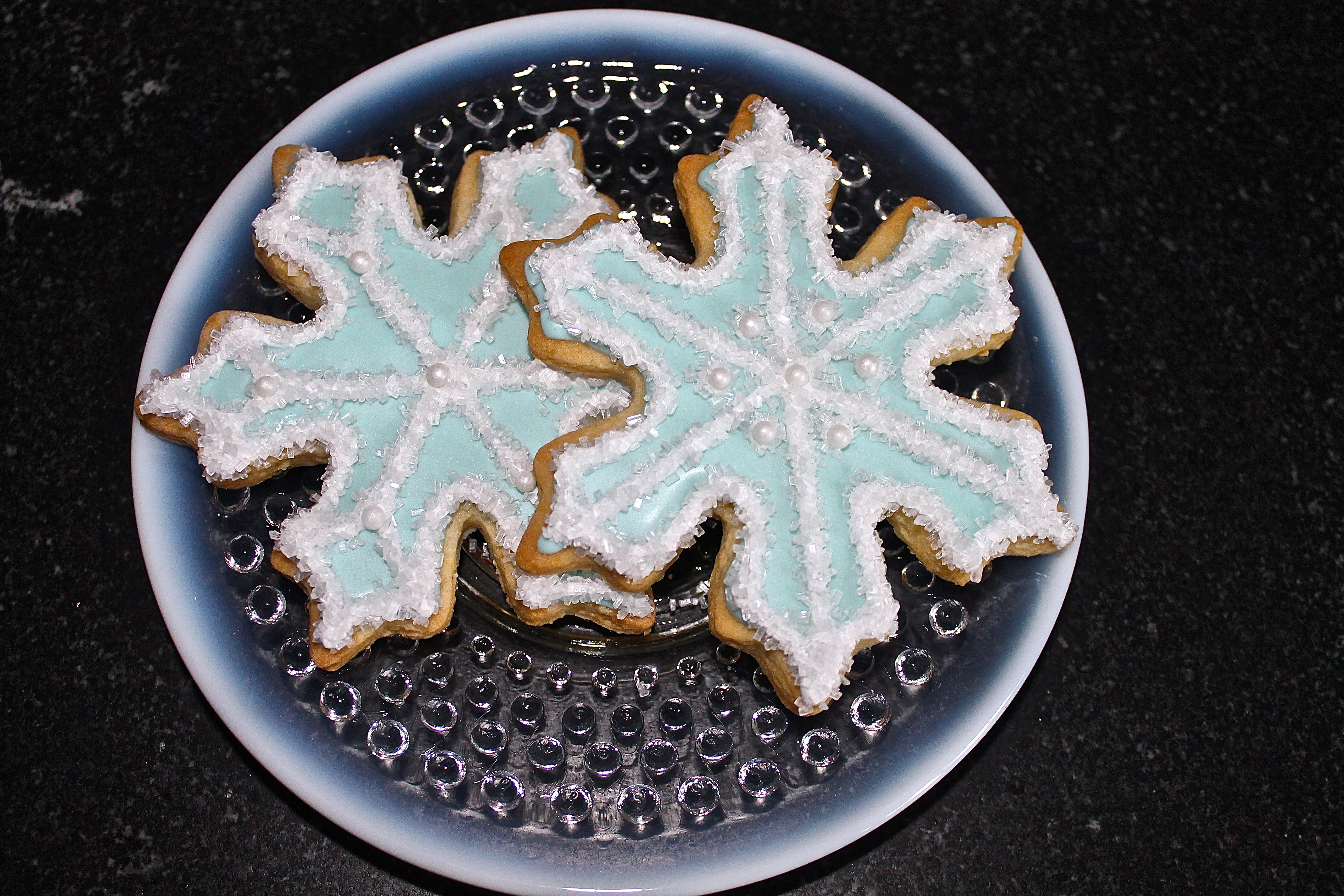 Tiffany Snowflake Cookies