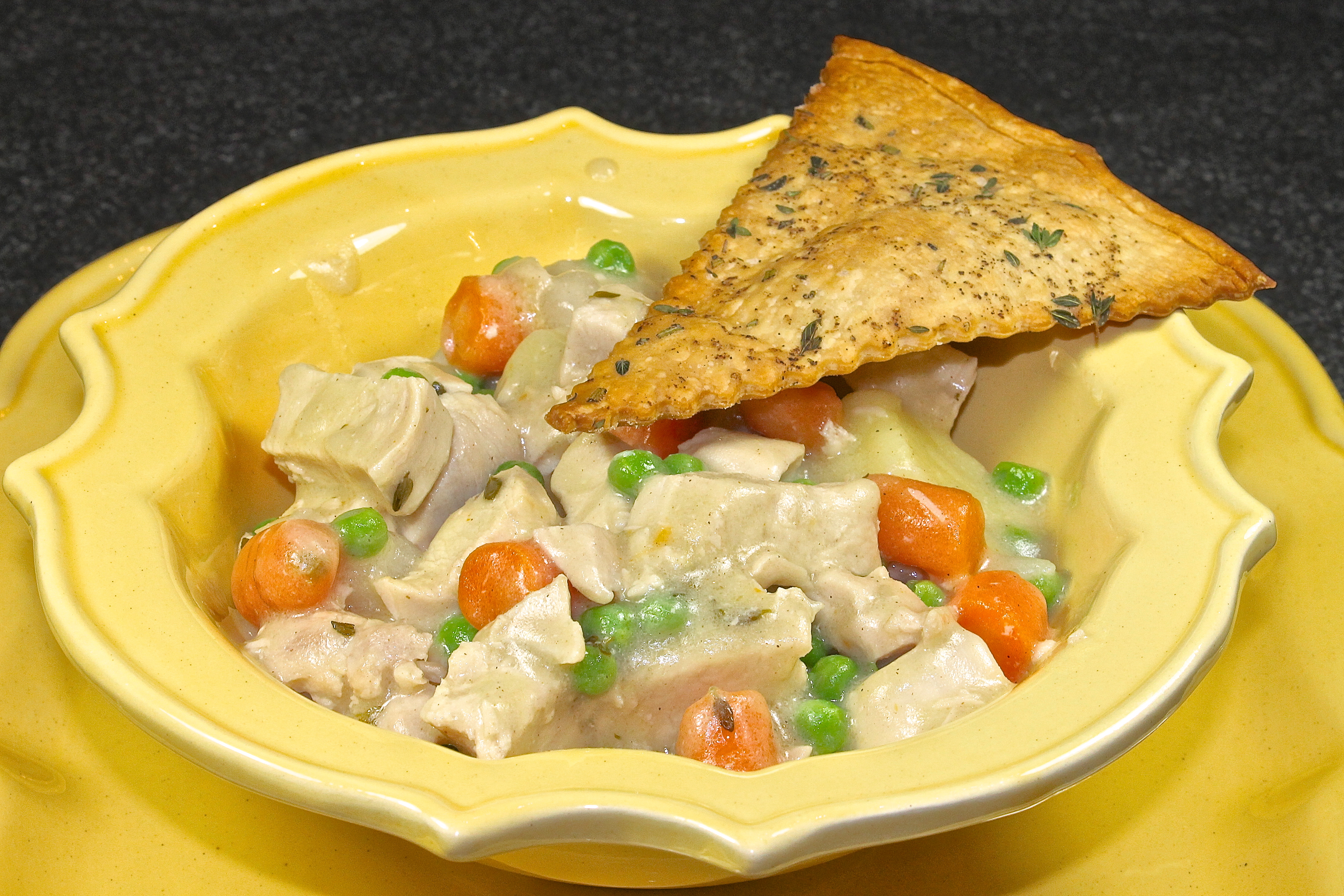 Deconstructed Chicken Pot Pie