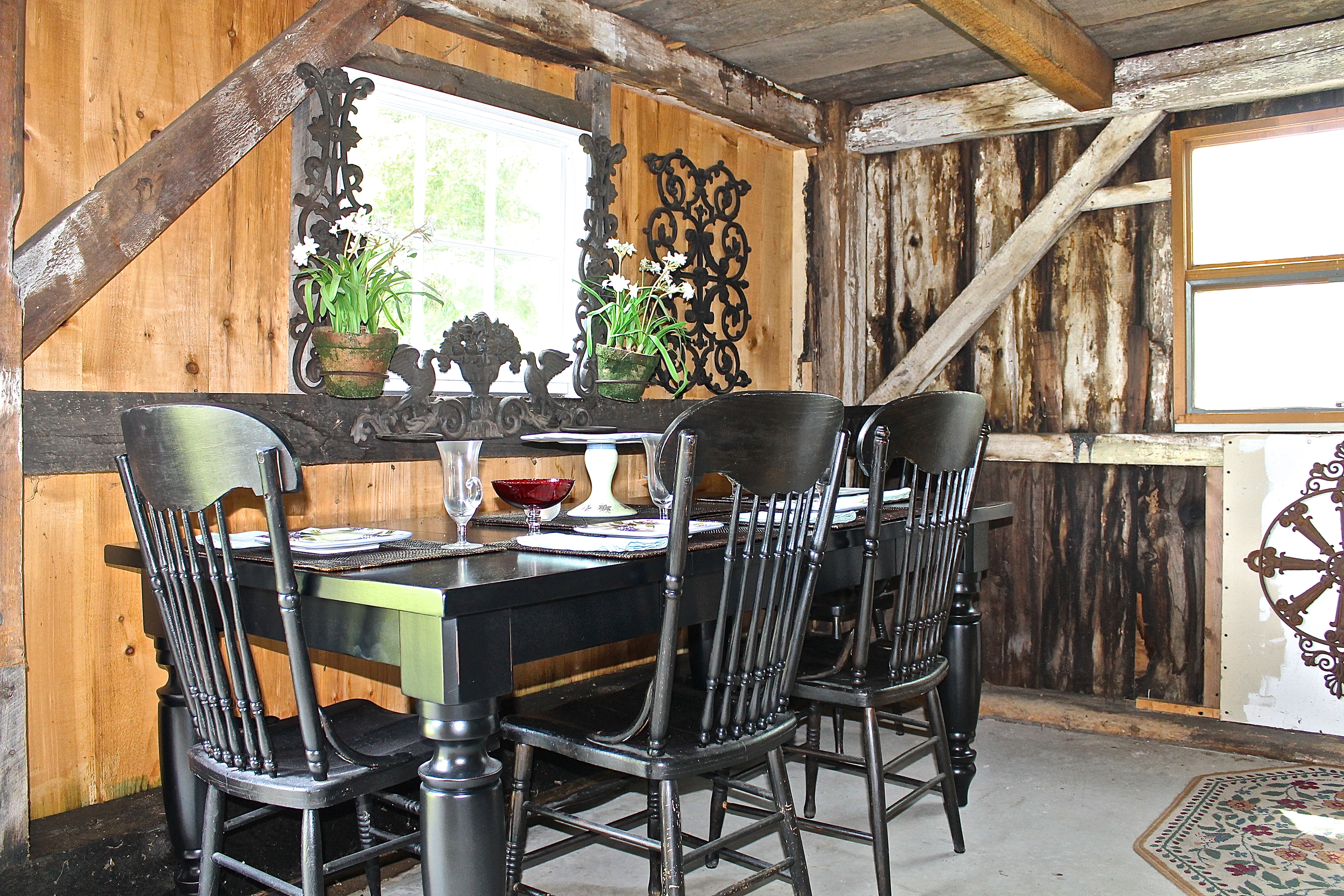 Hopefully Someone Will Buy This Table And The Antique Chairs, Perhaps Even The New Orleans Iron Work