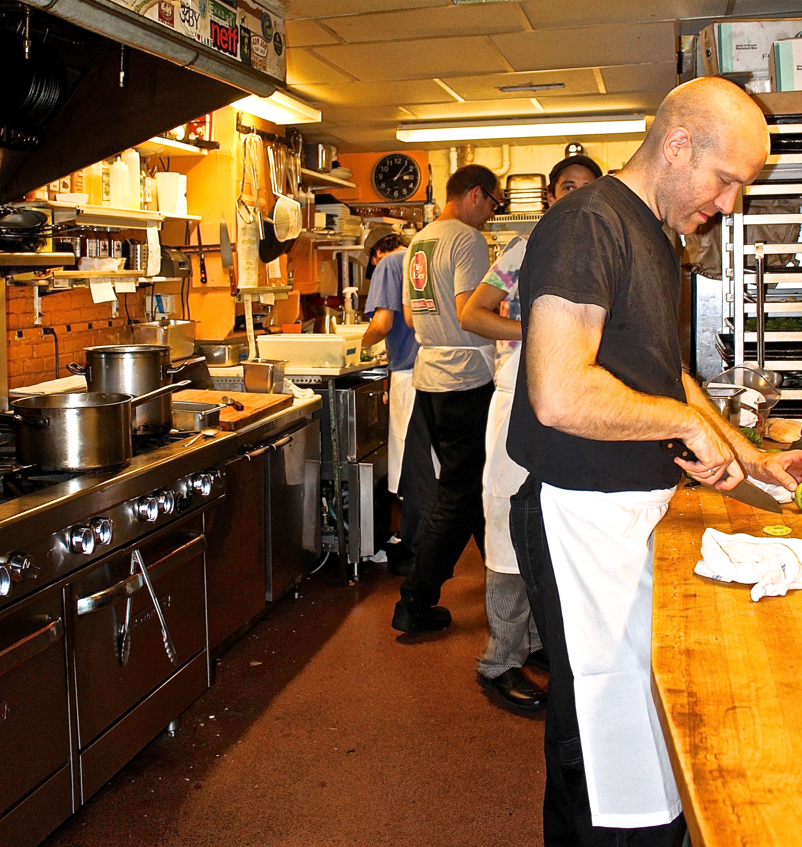 Chef Evan Works In Tight Quarters But Produces Delicious Food