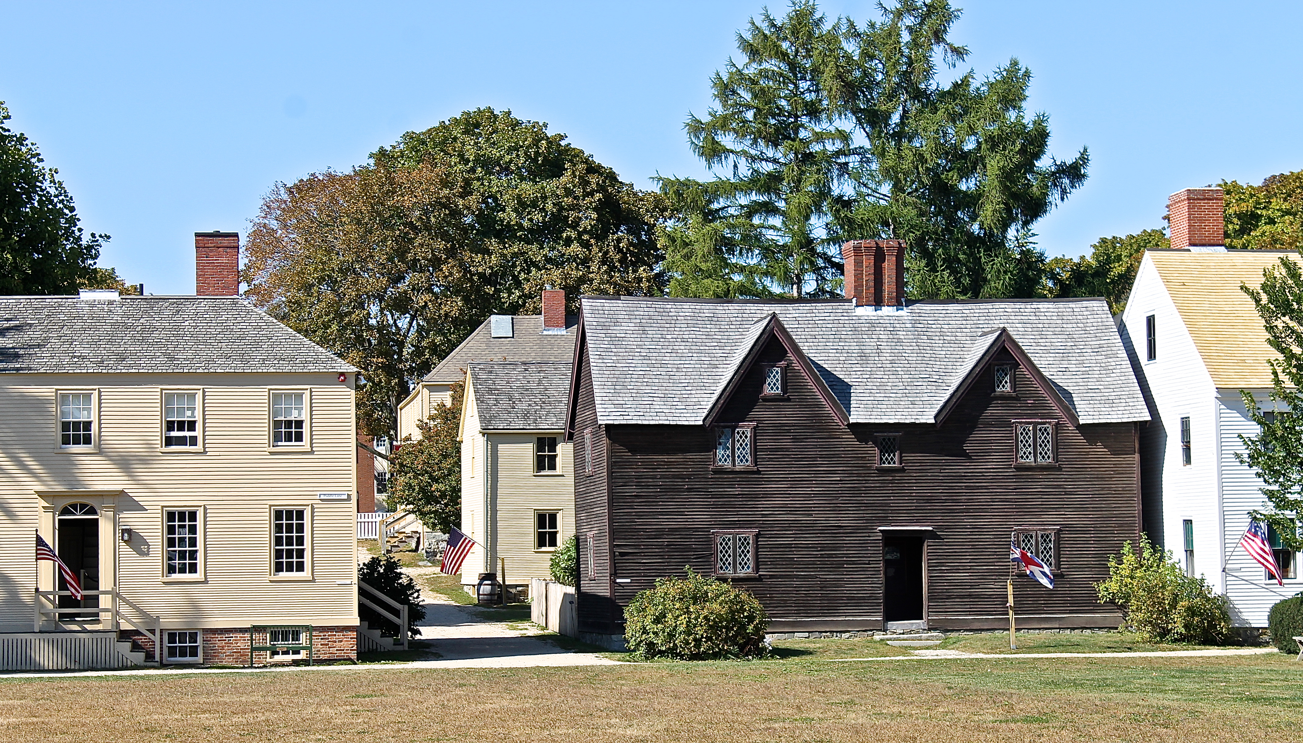 Historic Homes At The Strawbery Banke Museum, Portsmouth, New Hampire
