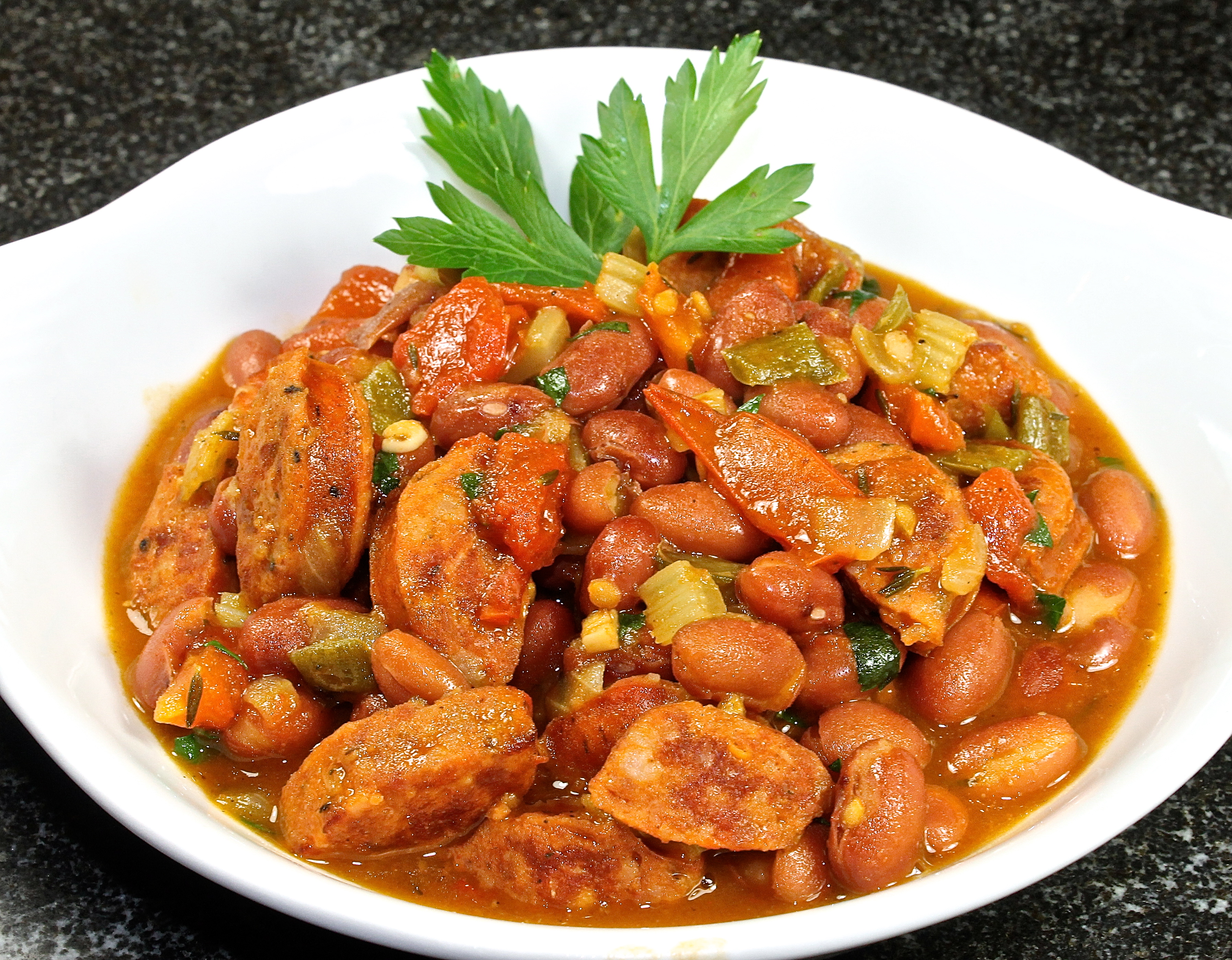Andouille Sausage With Red Beans