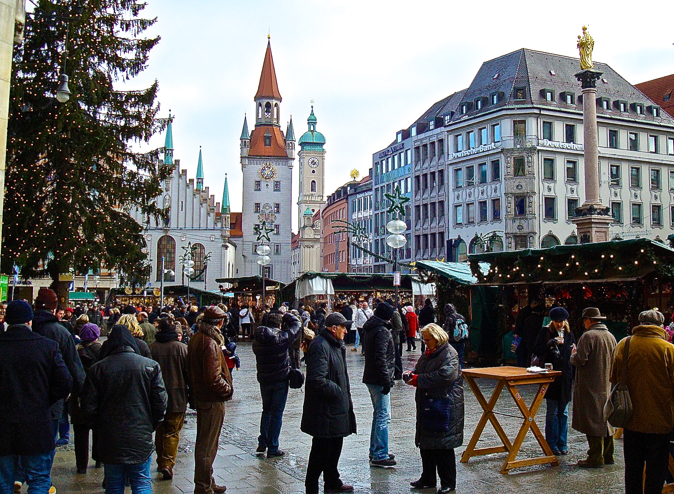 Munich's Christkindlmarkt At The Marienplatz