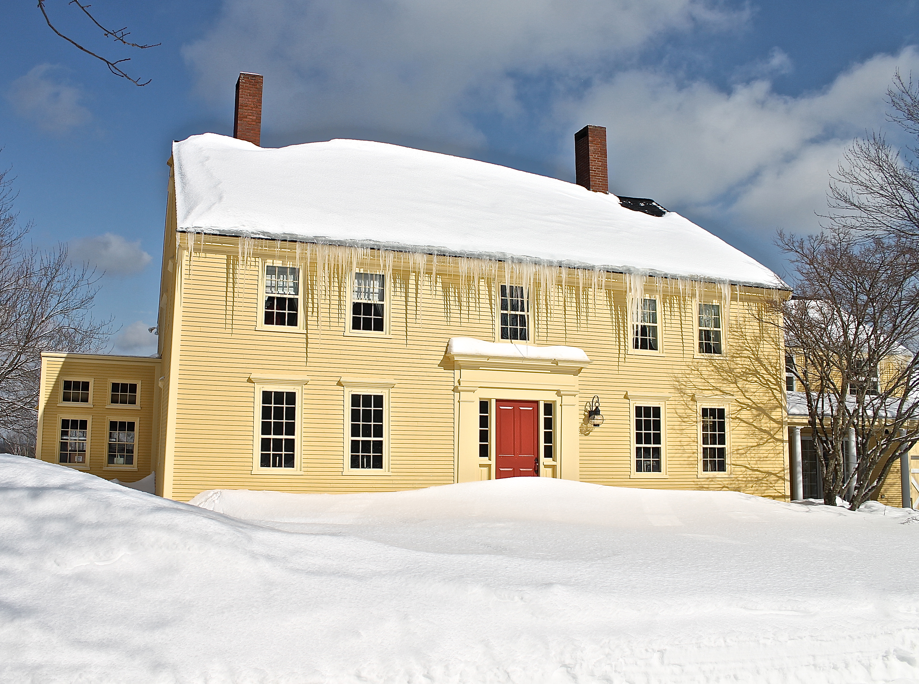 Our New Hampshire Home After Four Snowstorms In Less Than One Month