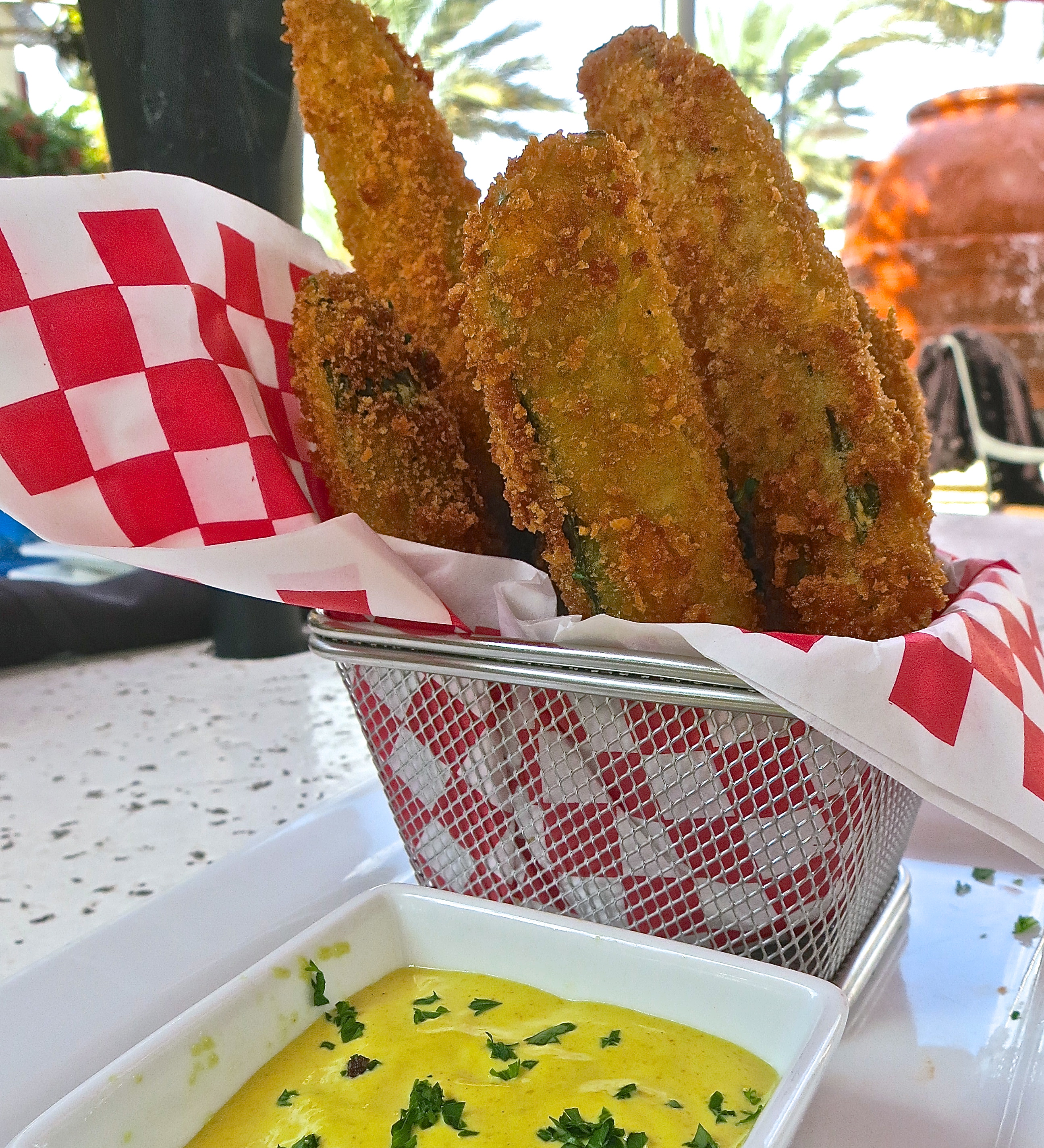 Panko Crusted Fried Pickle Spears