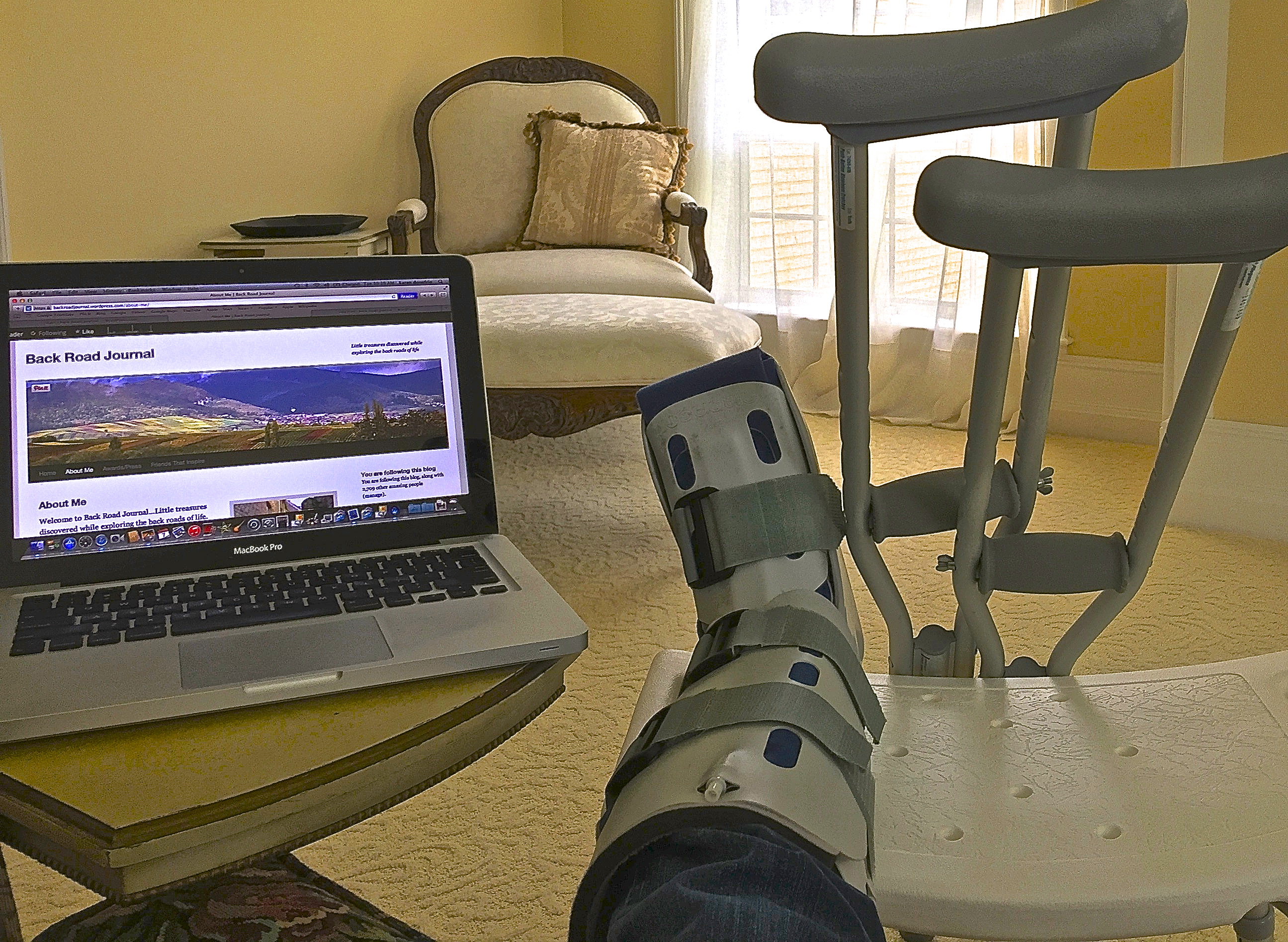 Coping With Crutches And A Broken Foot