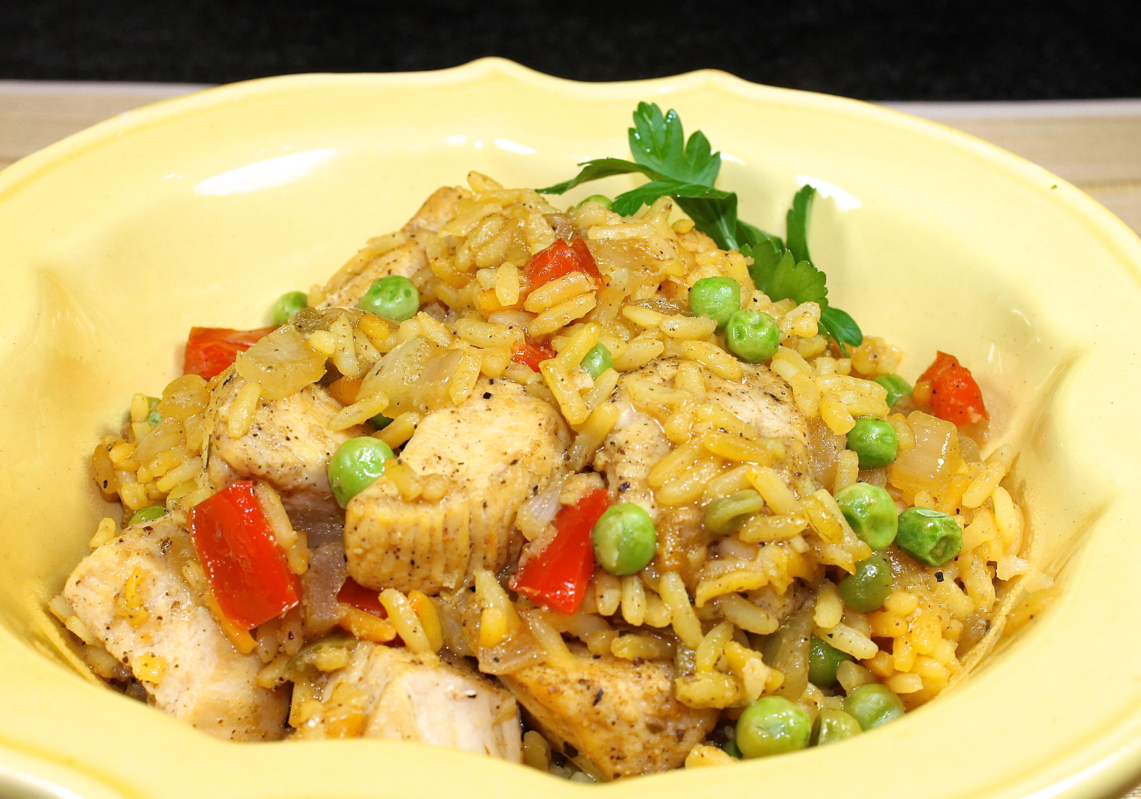 Arroz Con Pollo, Delicious Rice With Chicken 