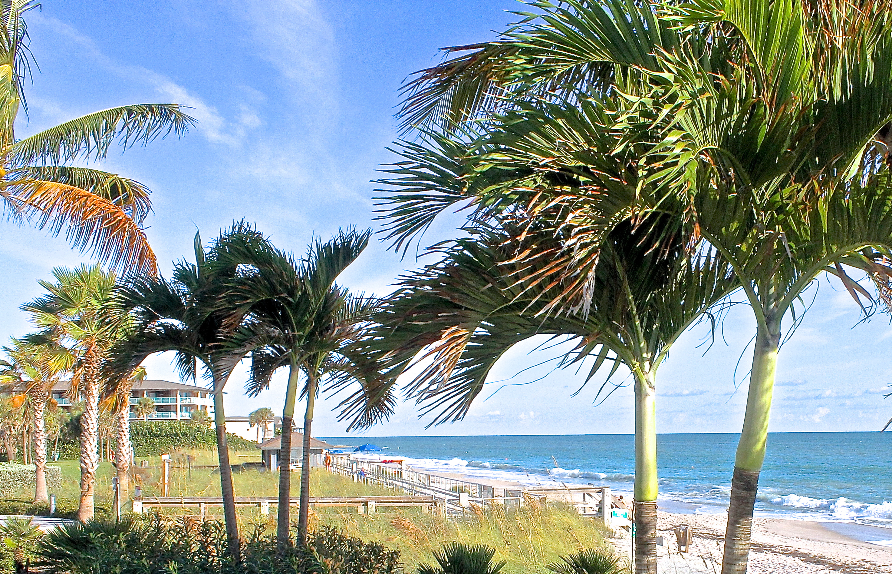 Atlantic Ocean At Humiston Park, Vero Beach, Florida