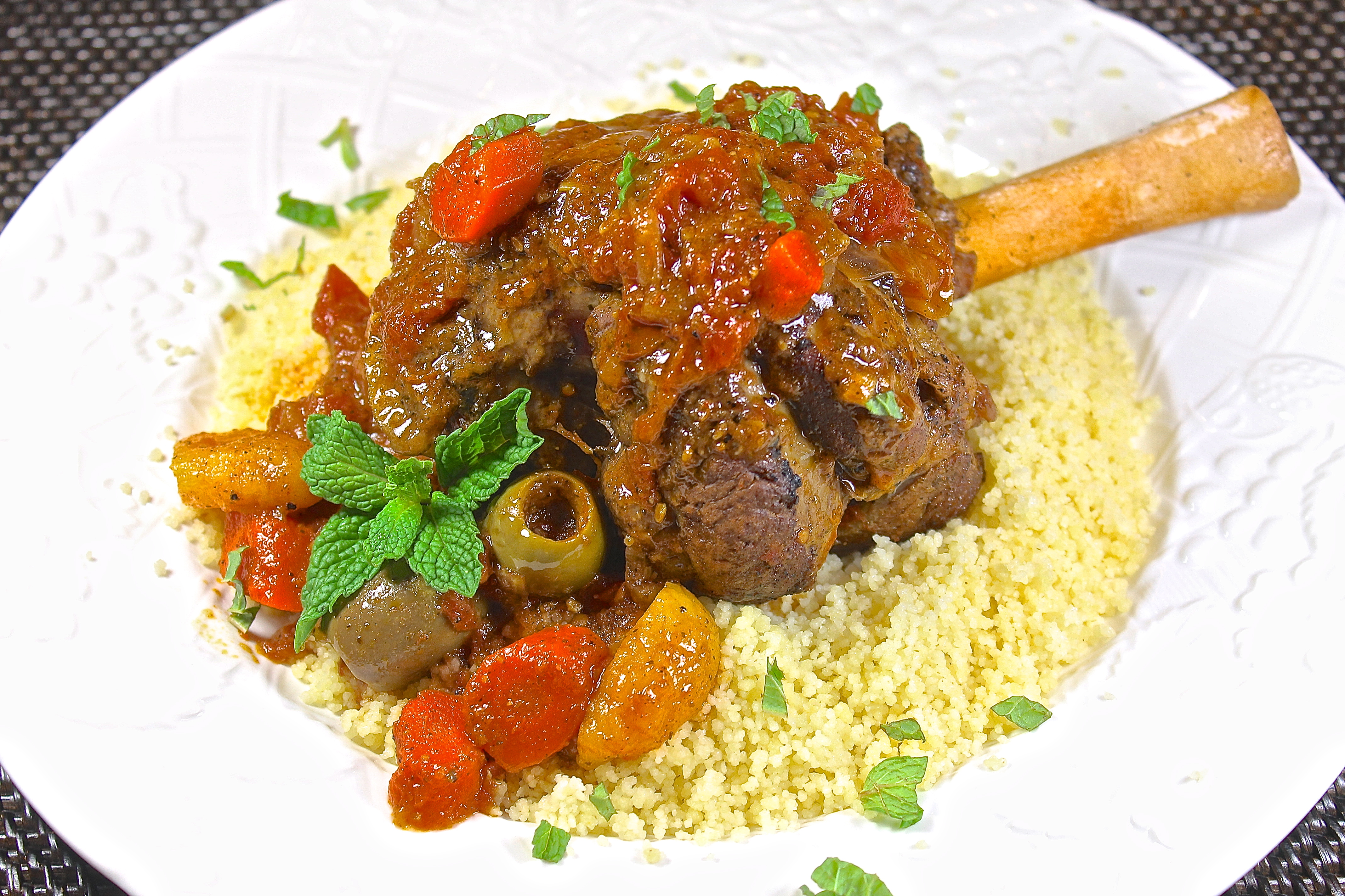 Moroccan Style Braised Lamb Shanks Are Perfect For A Dinner Party