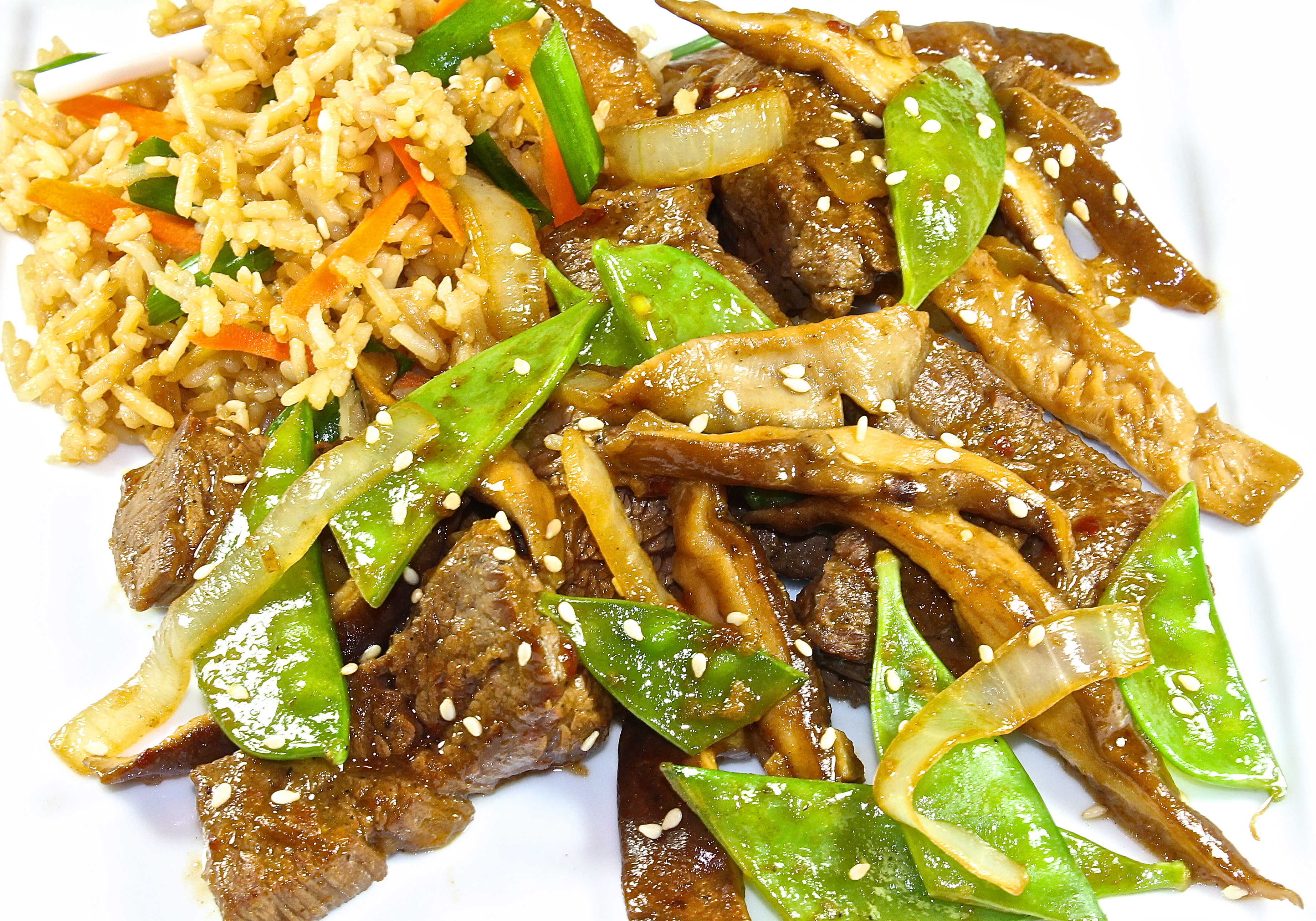 Sesame Beef With Snow Peas, Better Than Takeout
