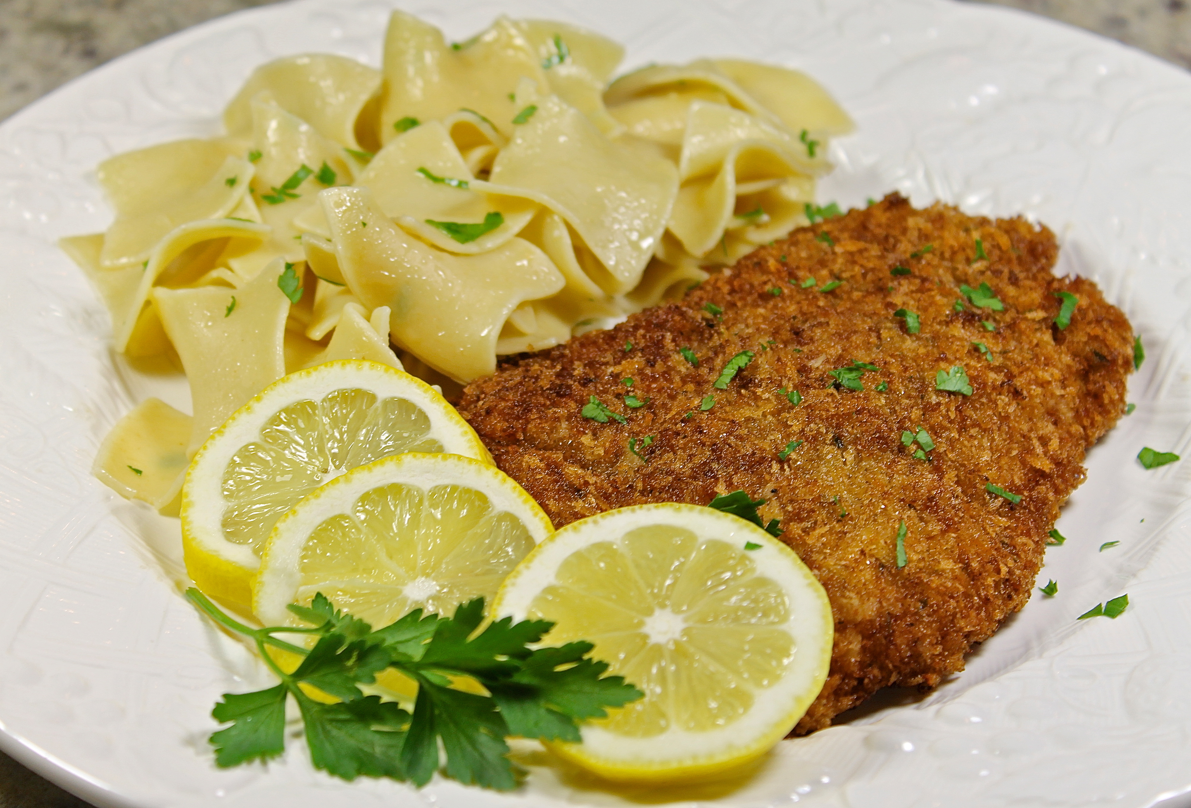 German Pork Schnitzel, "Schweineschnitzel" 