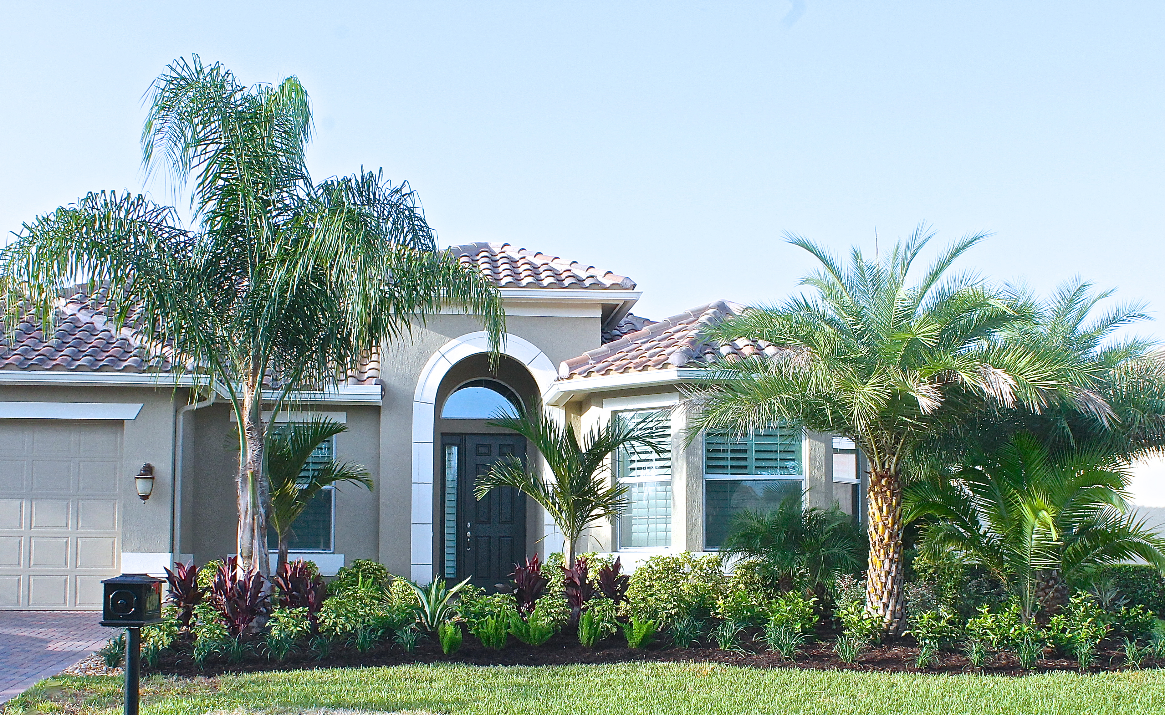 The New Gardens Complement The Style Of Our Florida Home