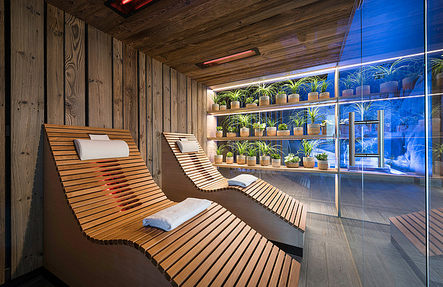 Hotel Gmachl Spa's Infrared Room