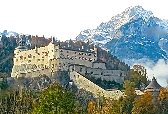 Hohenwerfen Castle In Werfen, Austria