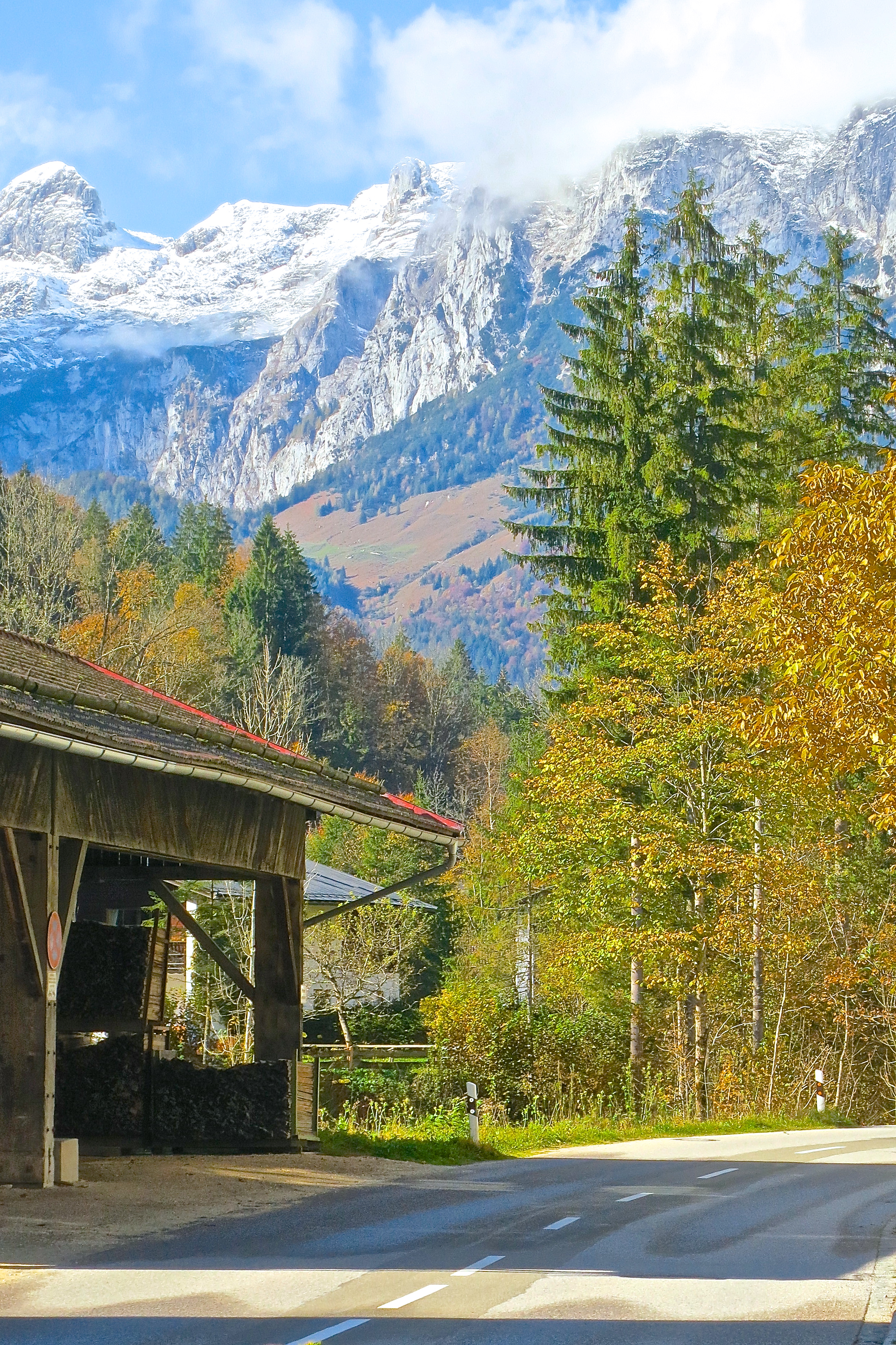 Alpine Road Outside Berchtesgaden