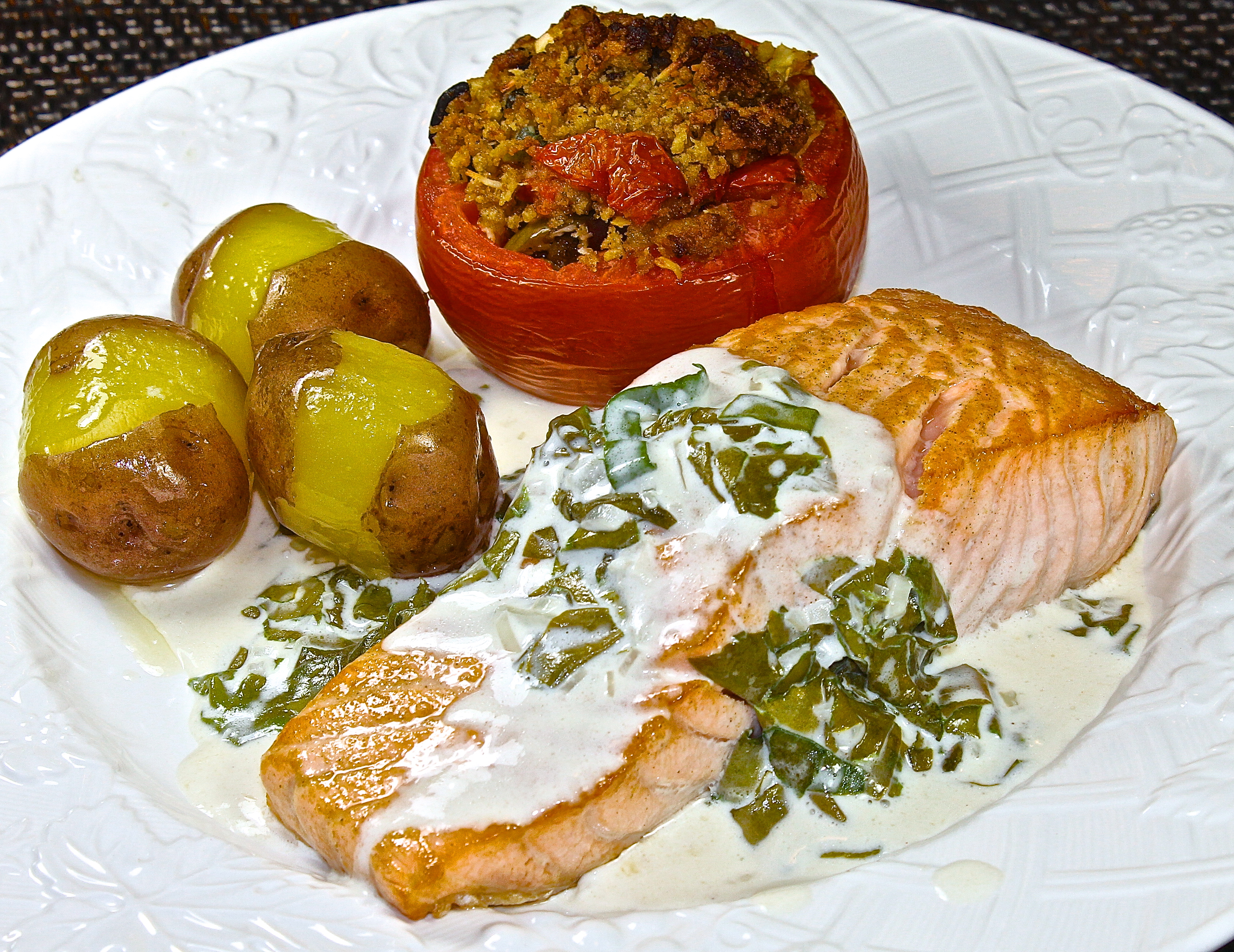 Salmon With Sorrel Sauce, A True Classic