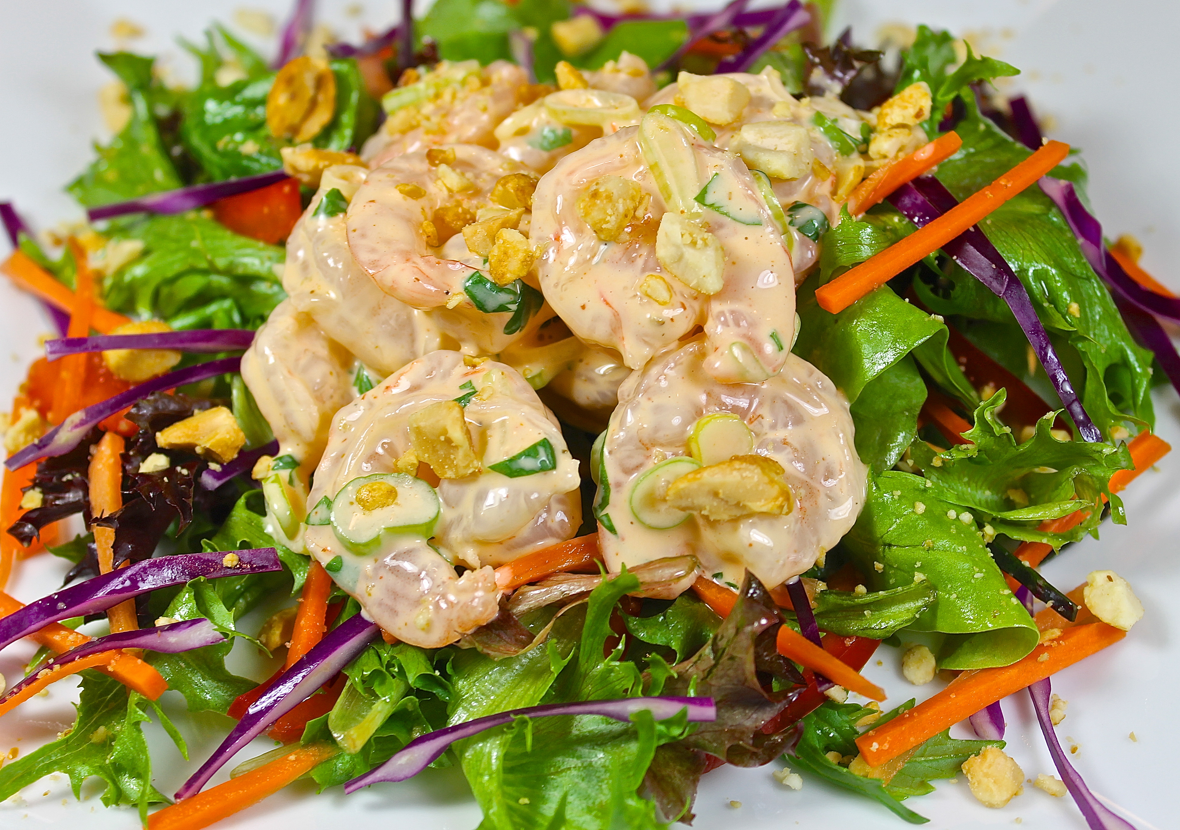 Asian Shrimp Salad Inspired By A Vietnamese Bahn Mi Sandwich