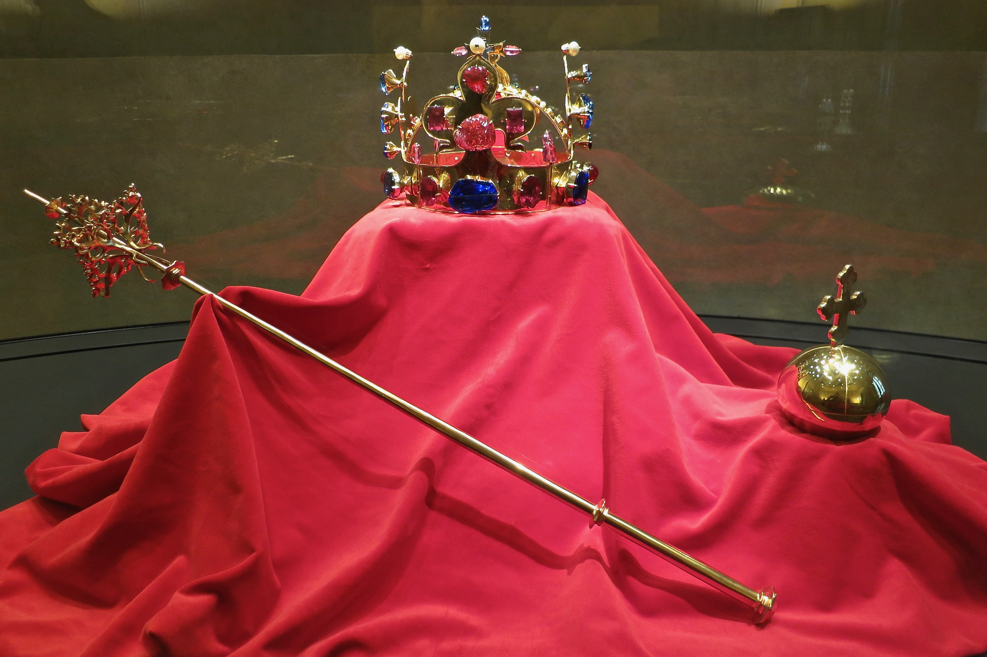 copy of the Crown Jewels in old Prauge Royal Palace