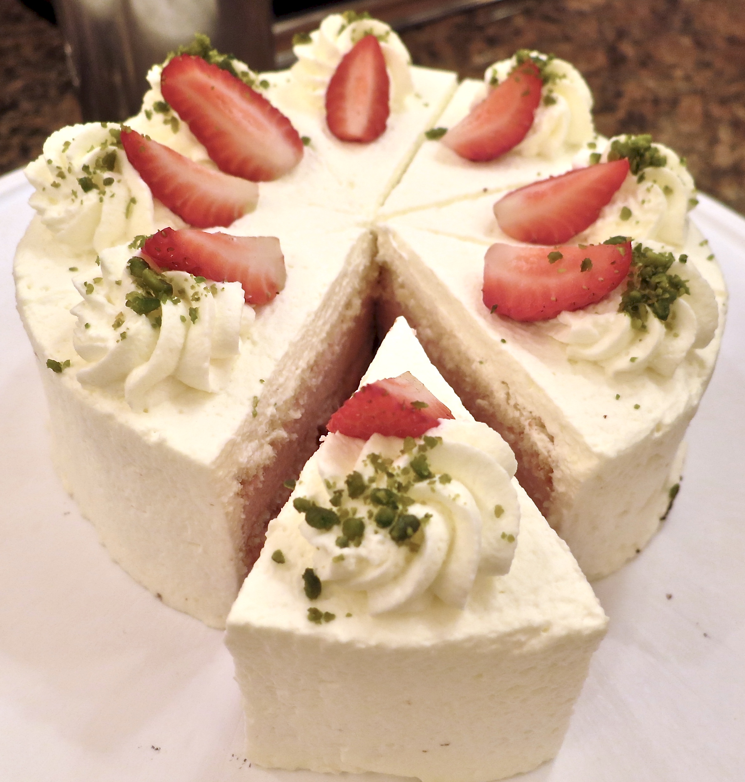 freshly baked cake at Bareiss