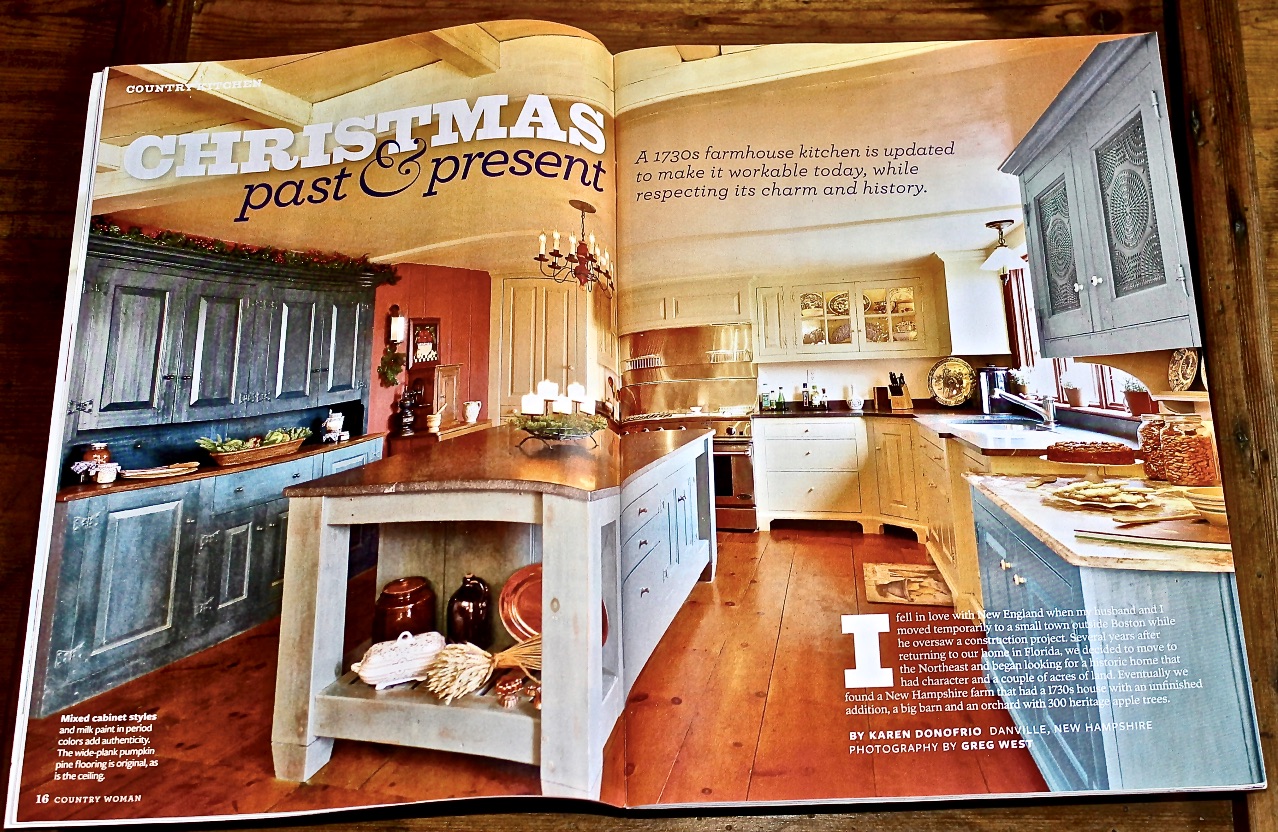 kitchen featured in country woman magazine