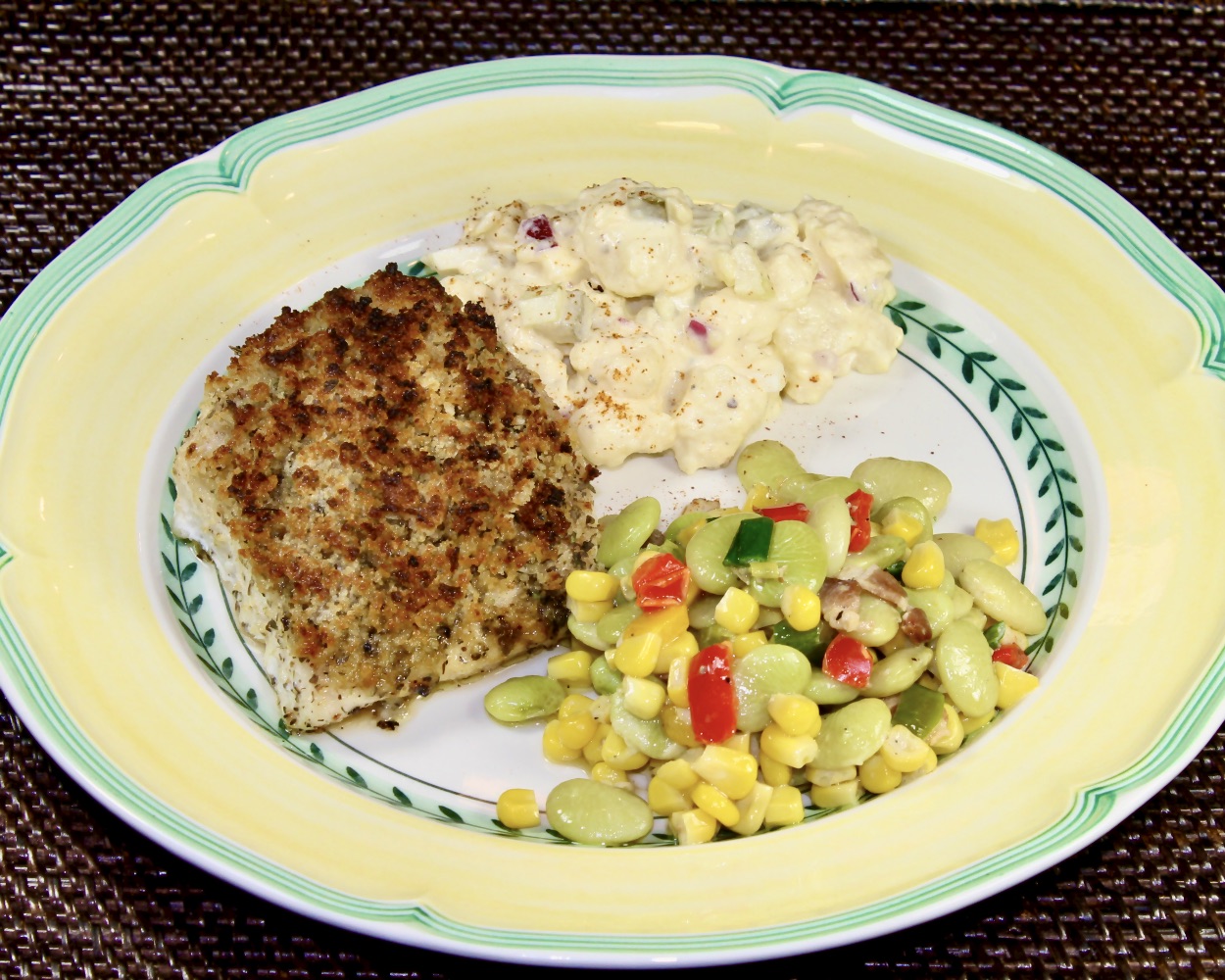 Flounder Oreganata 
