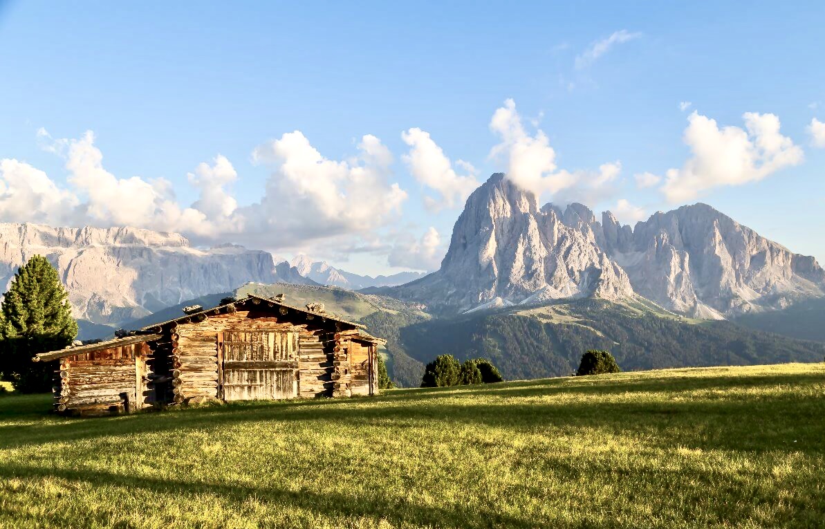 summer hiking in the Dolomites 