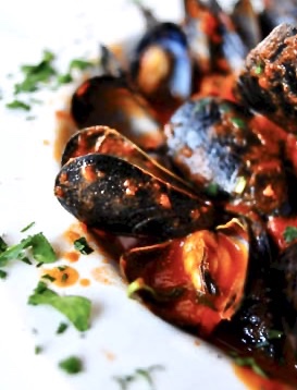 mussels come with entree