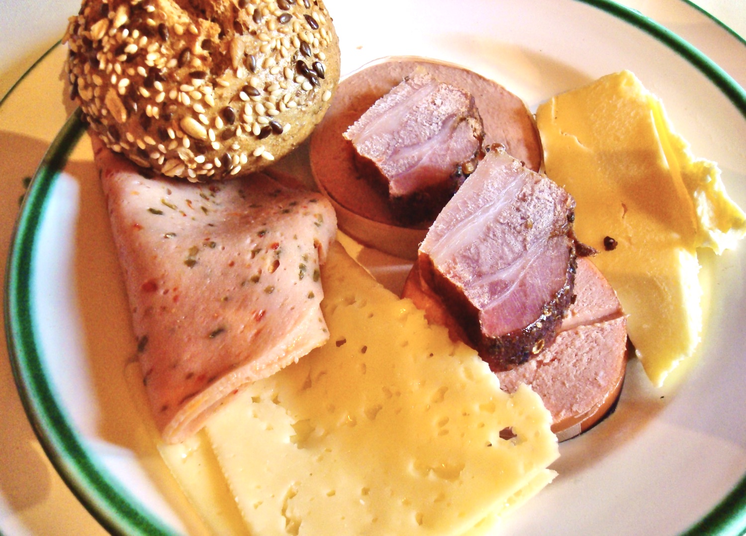 selection from breakfast buffet