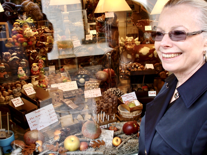 chocolate shop in Bruges