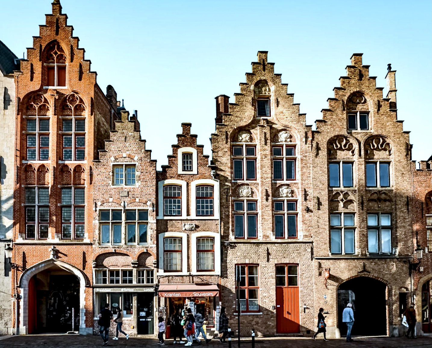 step gable buildings in market square