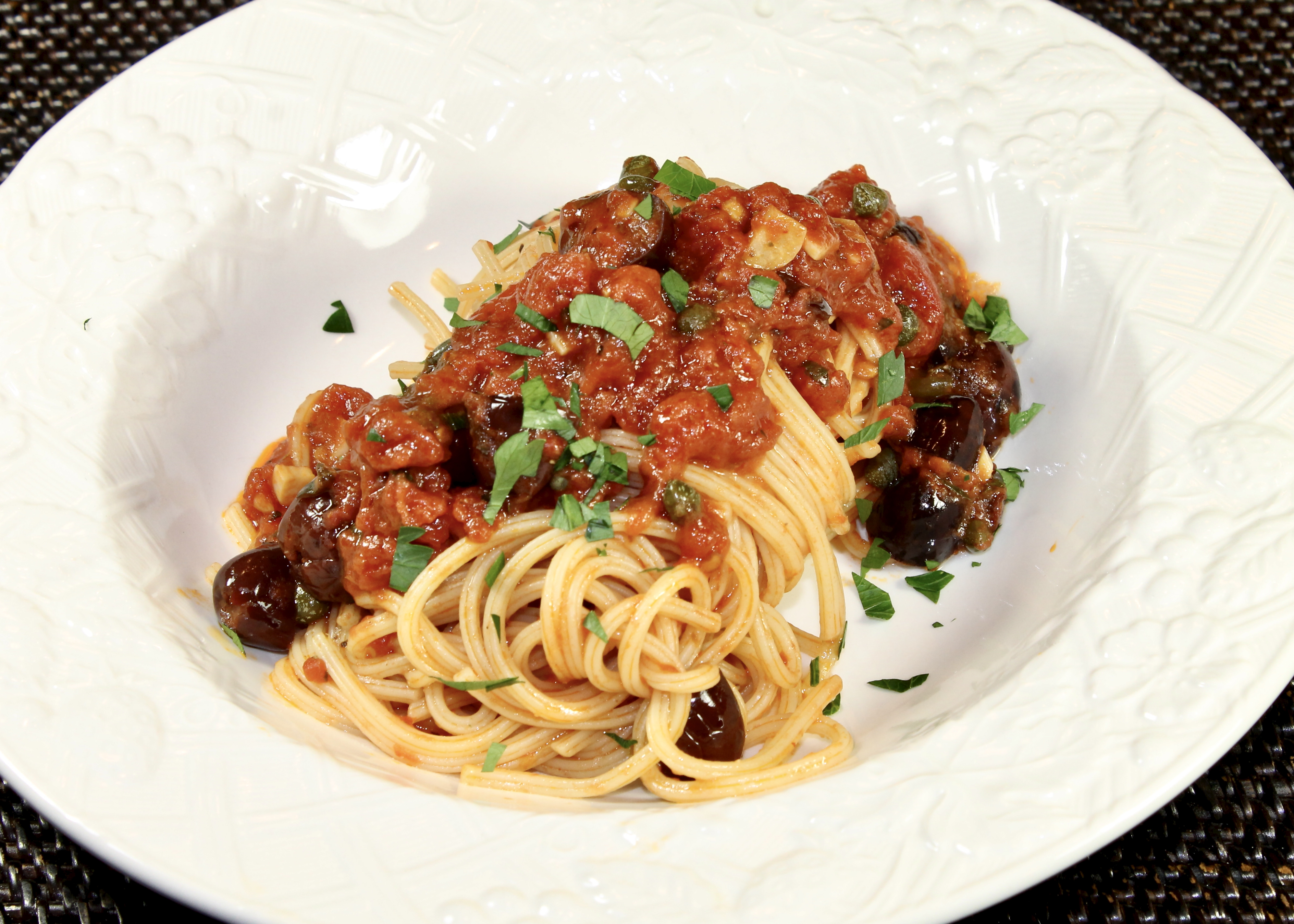 pasta puttanesca 