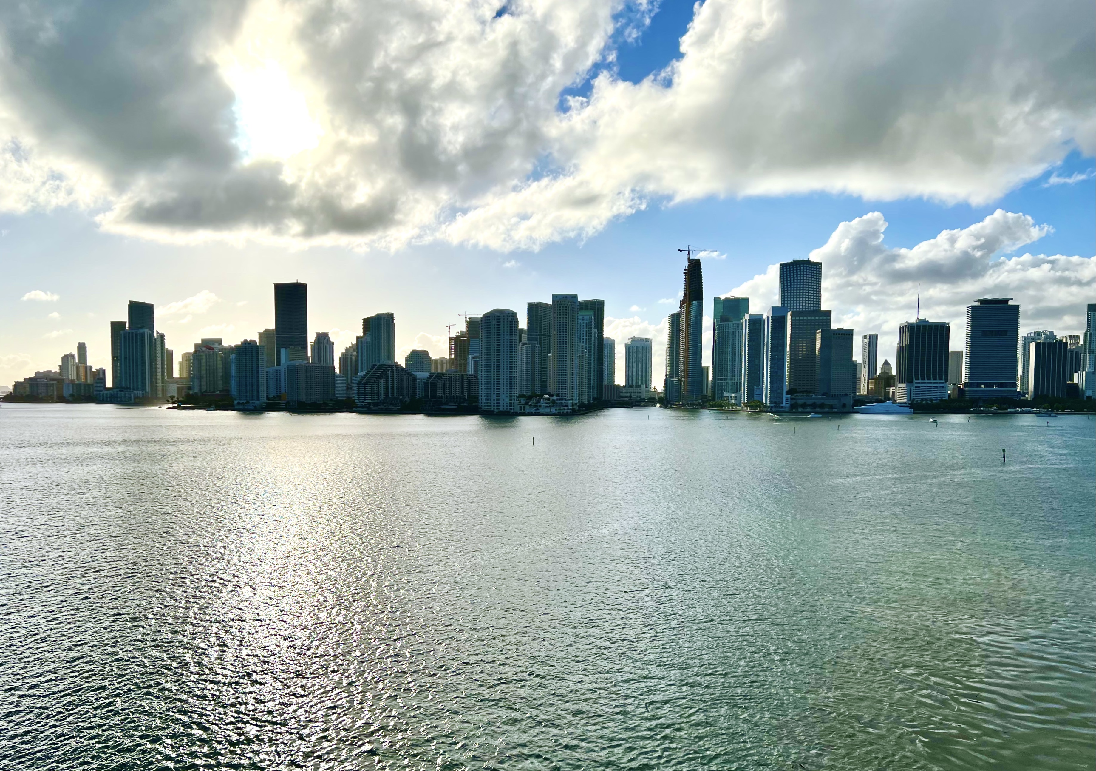 sail away from the port of Miami