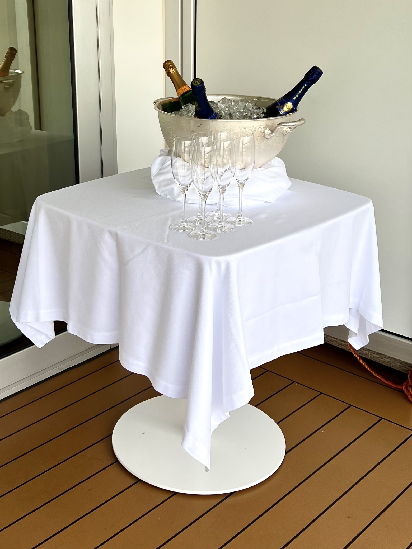 Champagne on ice