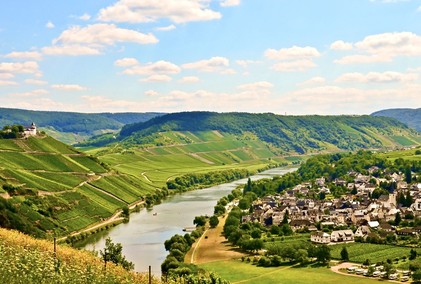 the Nahe wine region in Germany