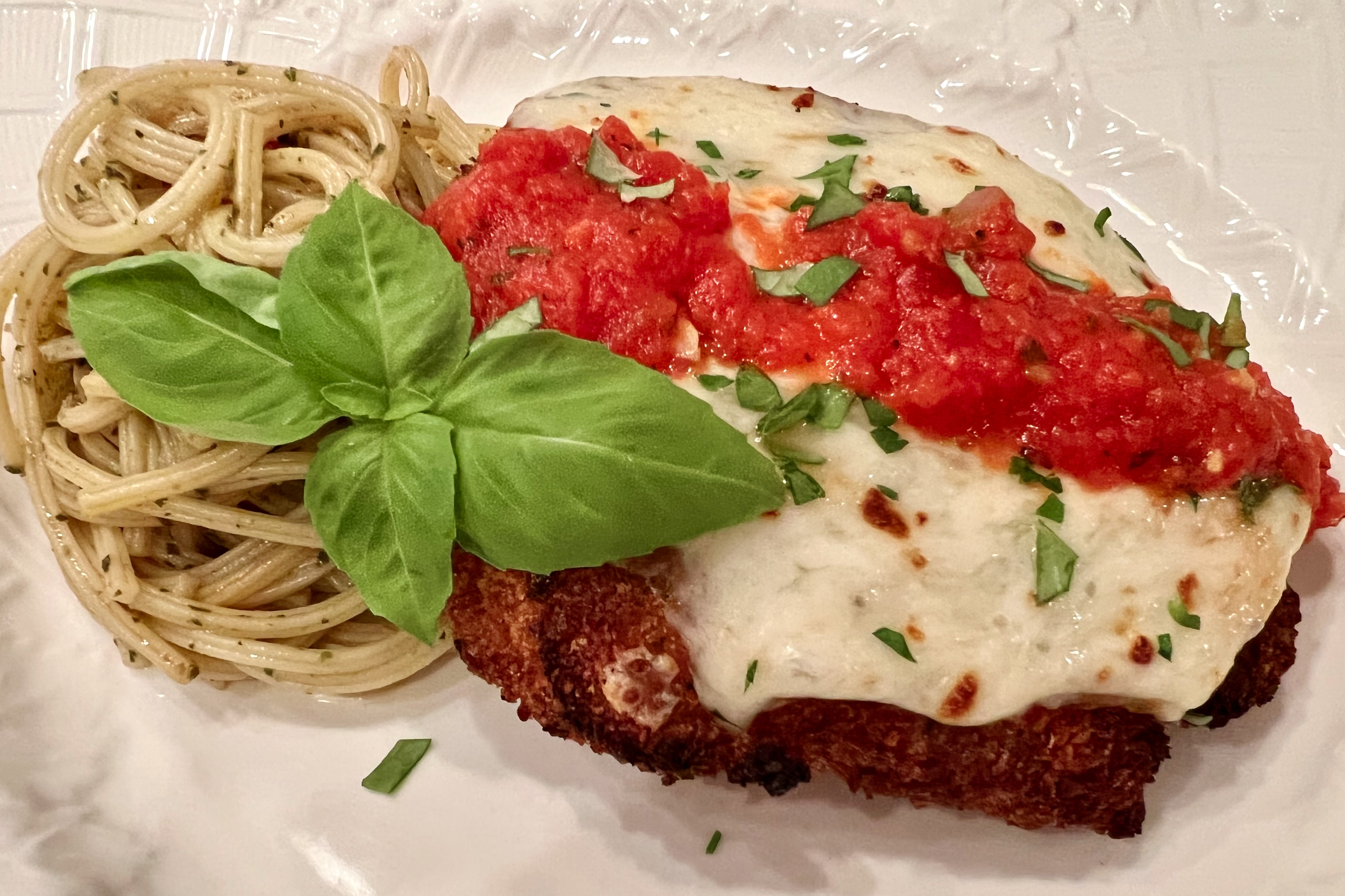crispy chicken parmeson