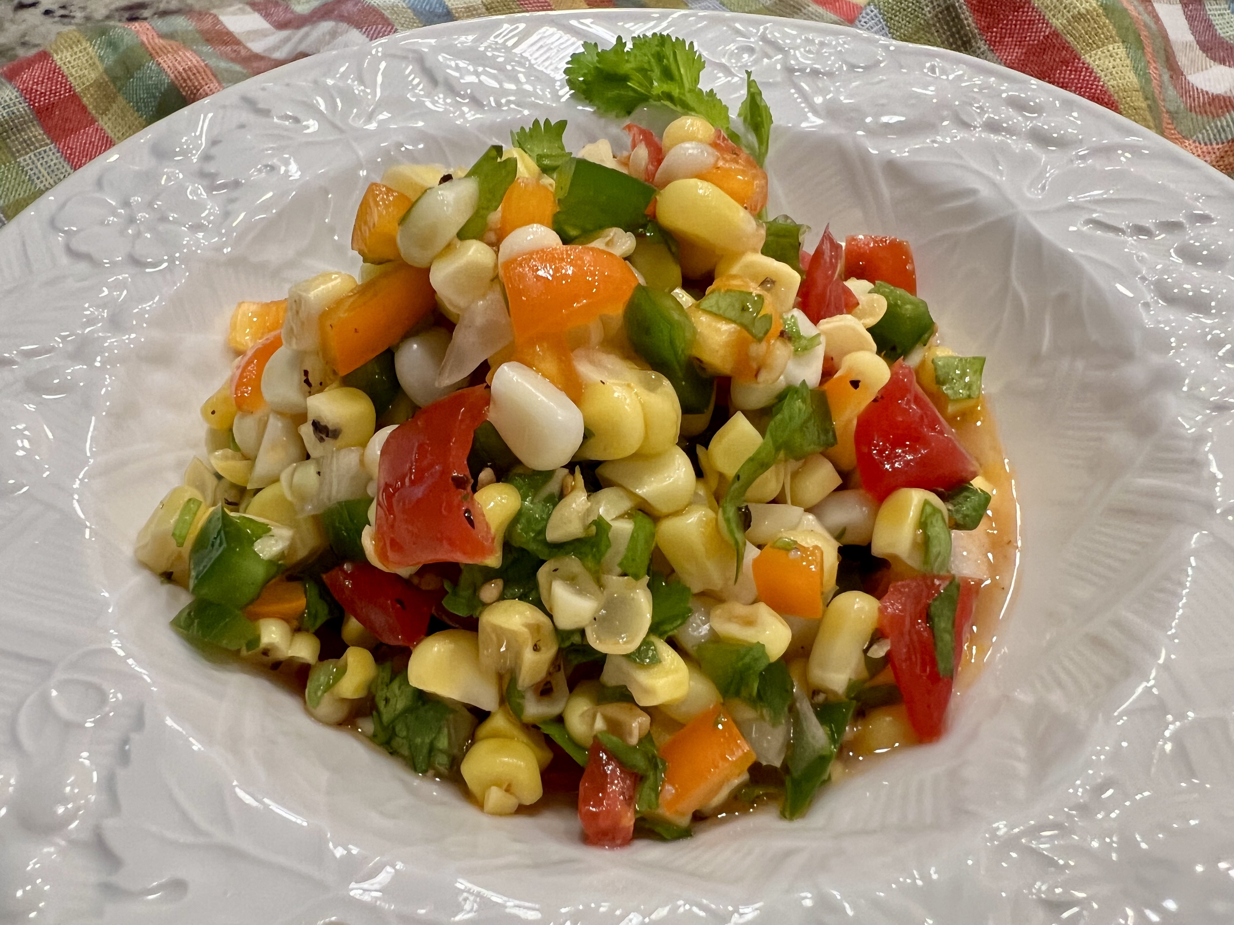 fresh corn pico de gallo