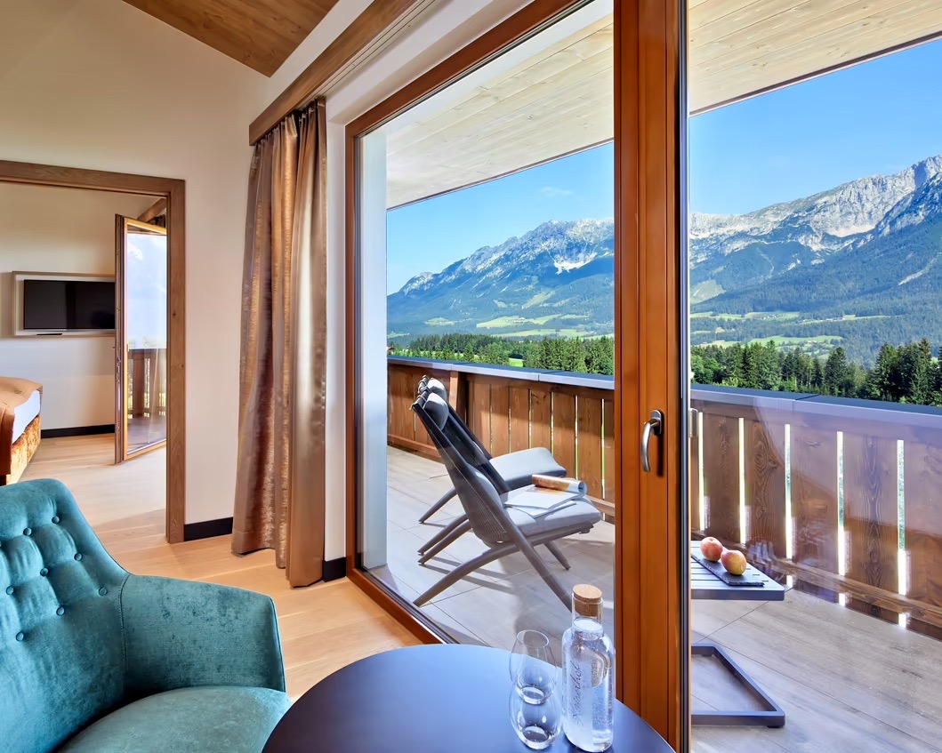view from suite at Kaiserhof