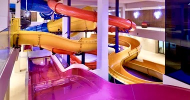 WATER SLIDE PARK OVER 3 FLOORS