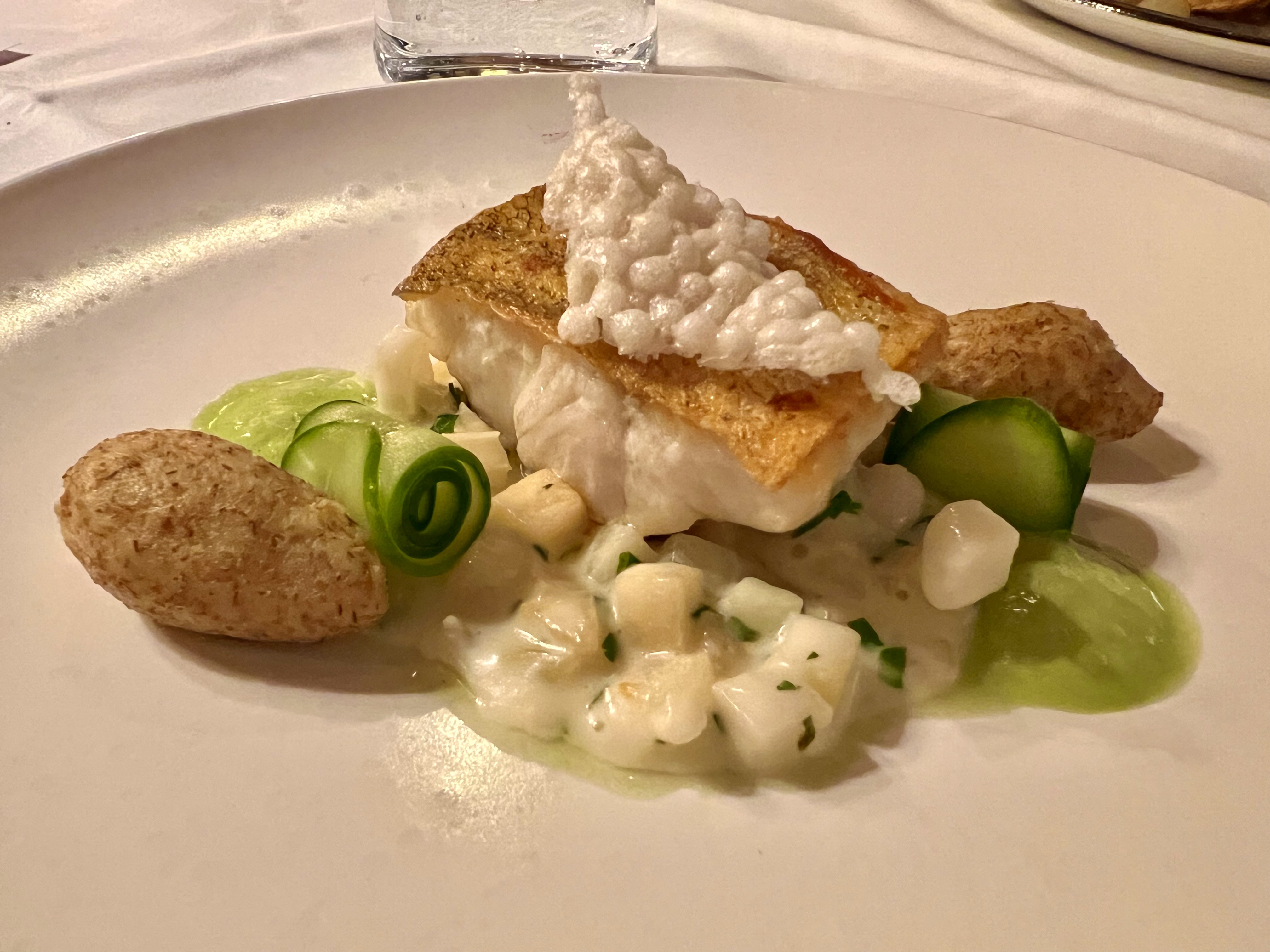 pike perch with dumplings and kohlrabi