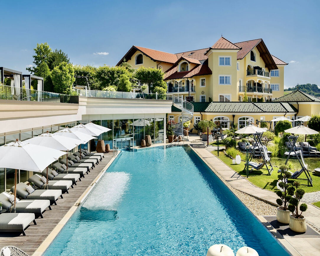 Jagdhof outdoor garden pool
