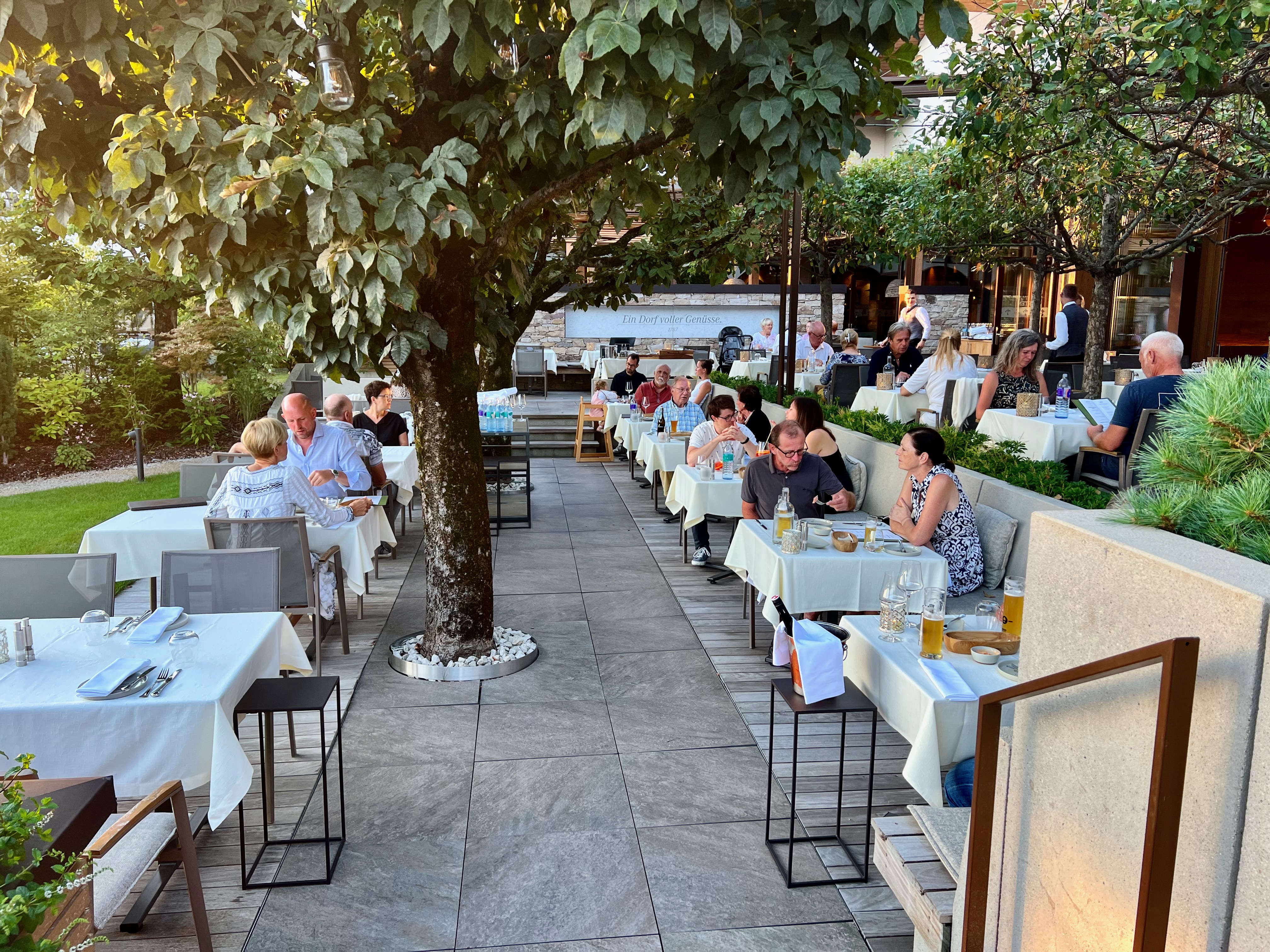 Gmachl outdoor dining terrace
